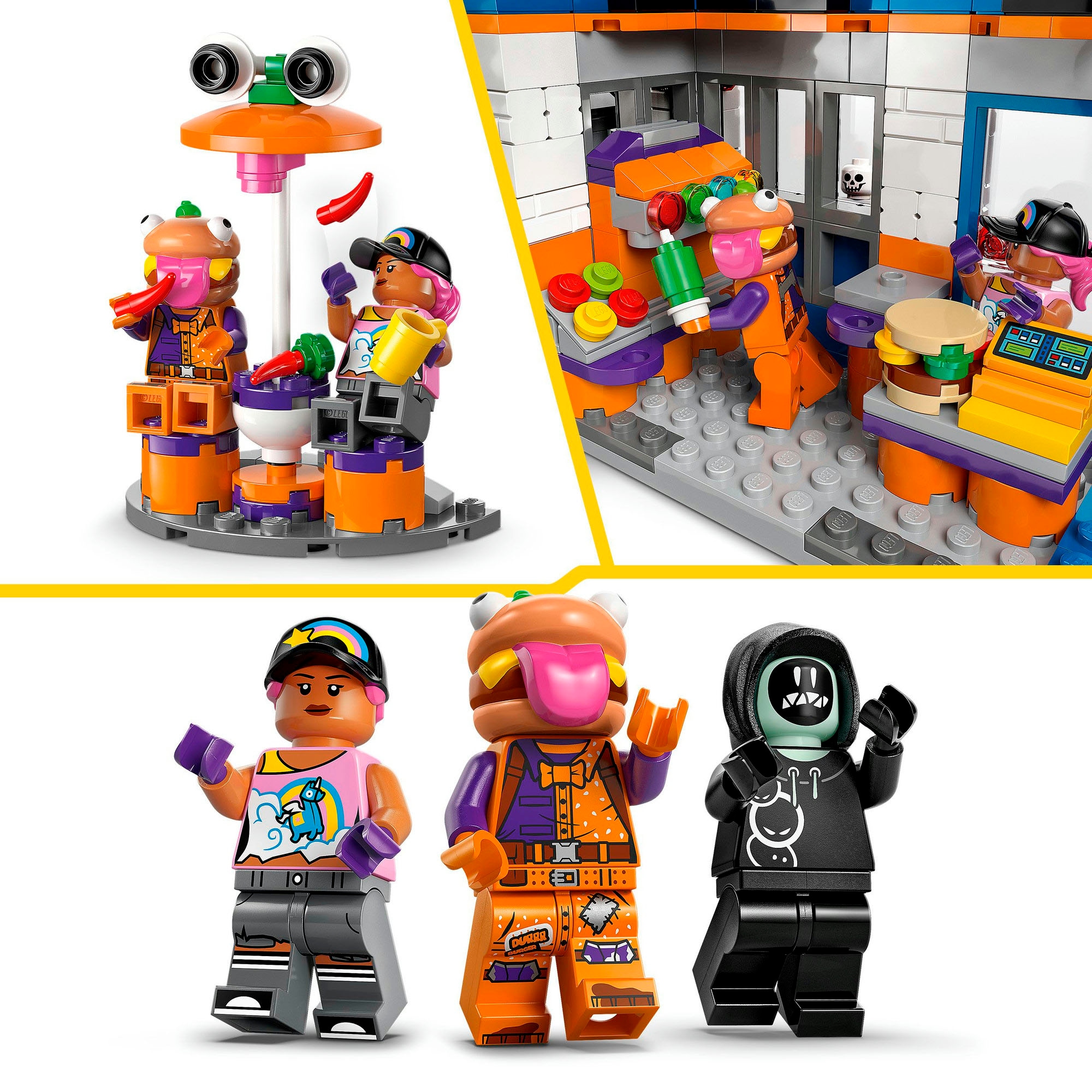 LEGO® Pions de construction »Durrr Burger Restaurant (77076), LEGO Fortnite« Made in Europe
