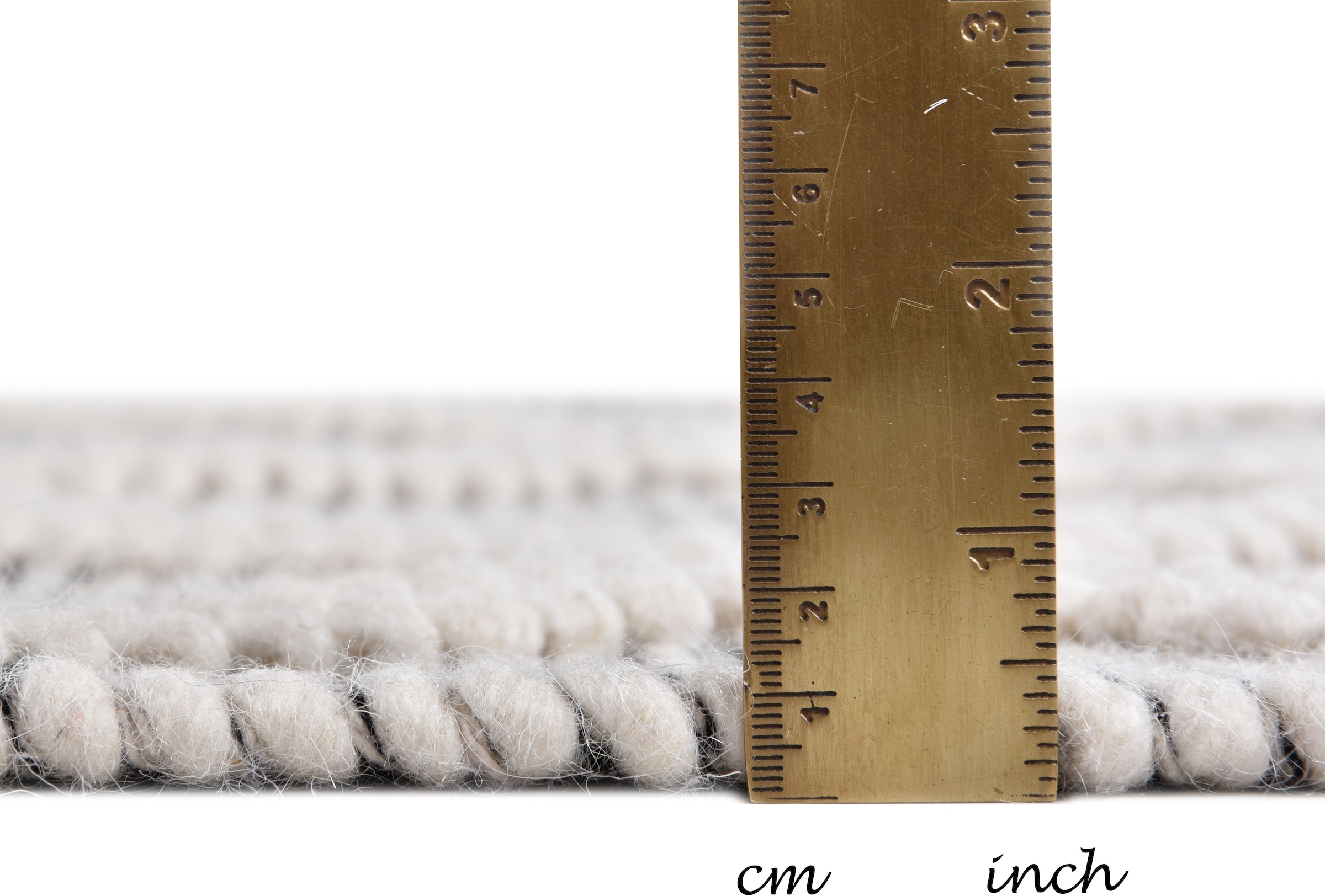 TOM TAILOR HOME Teppich »Colored Macrame«, rechteckig, 10 mm Höhe, Handweb Teppich, reine Wolle, handgewebt, mit Fransen, Scandi Design