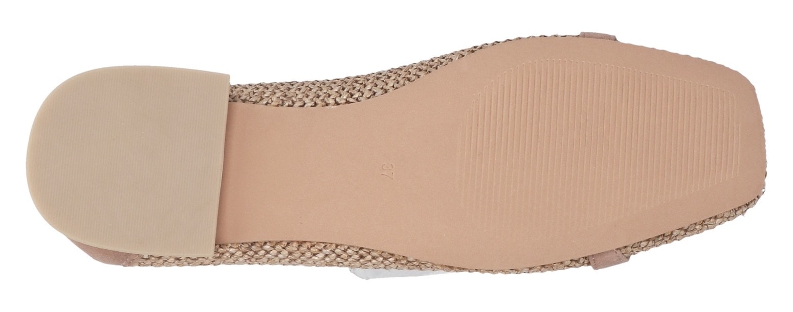 Caprice Ballerina  , Blockabsatz, Bequemschuh, Businessschuh mit Schmuckelement