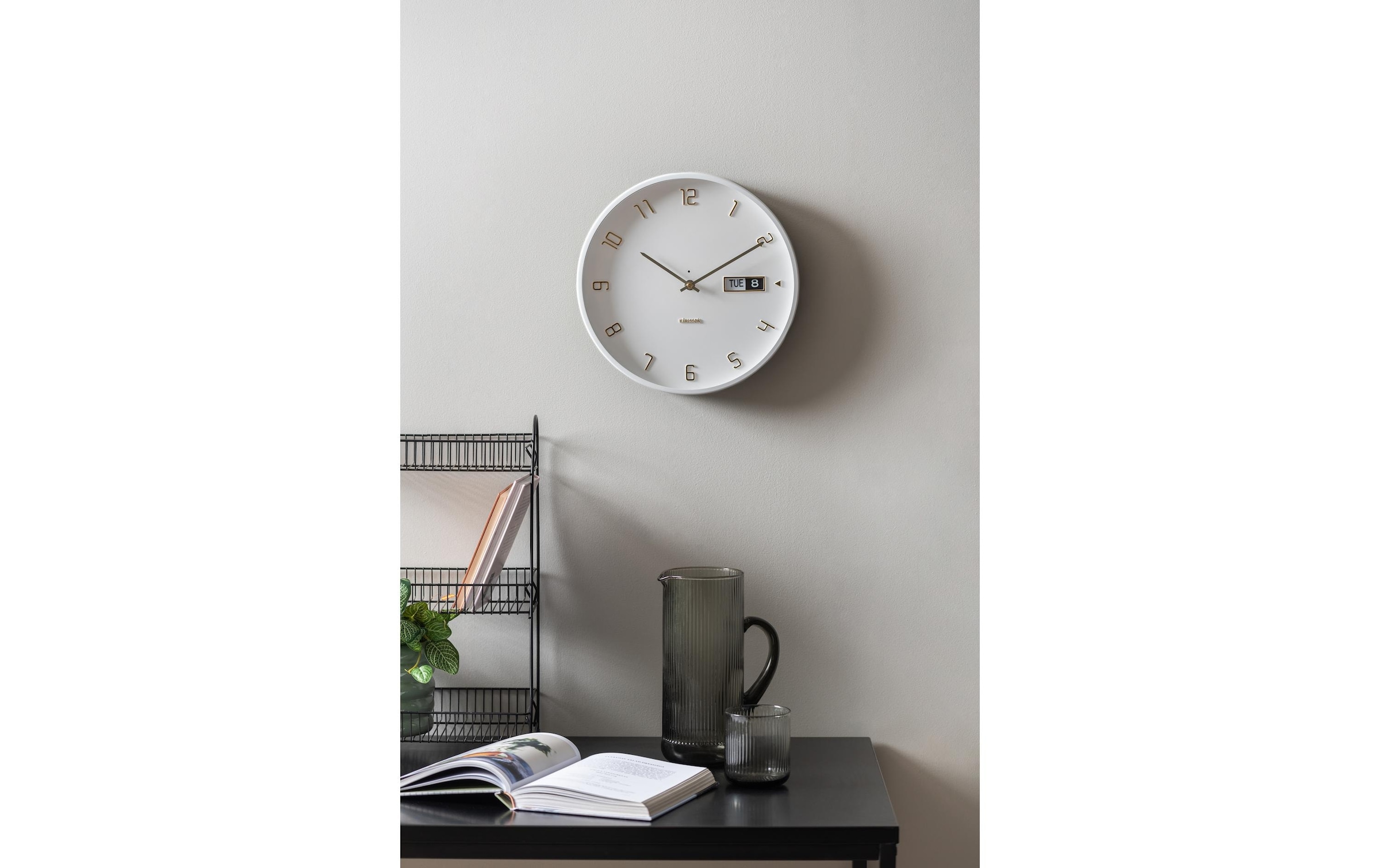 Karlsson Horloge murale »Data Flip 30 cm«