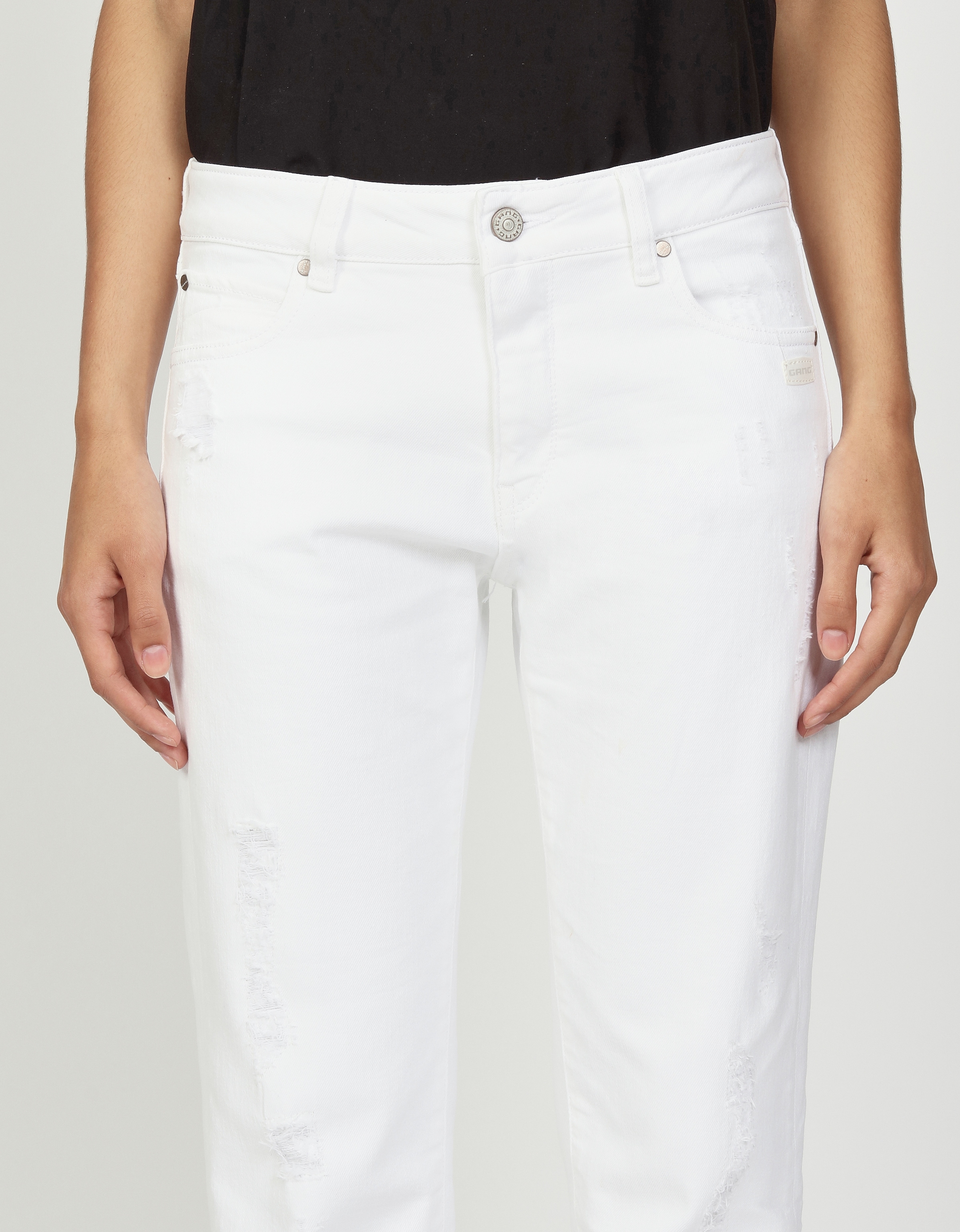 GANG Boyfriend-Jeans »94NADIA«, 5-Pocket Style mit Reissverschluss und Knopf