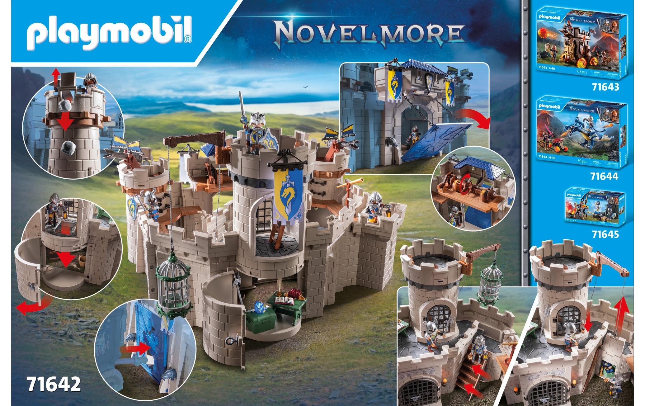 Playmobil® Spielbausteine »Novelmore Arwynns Burg 71642«