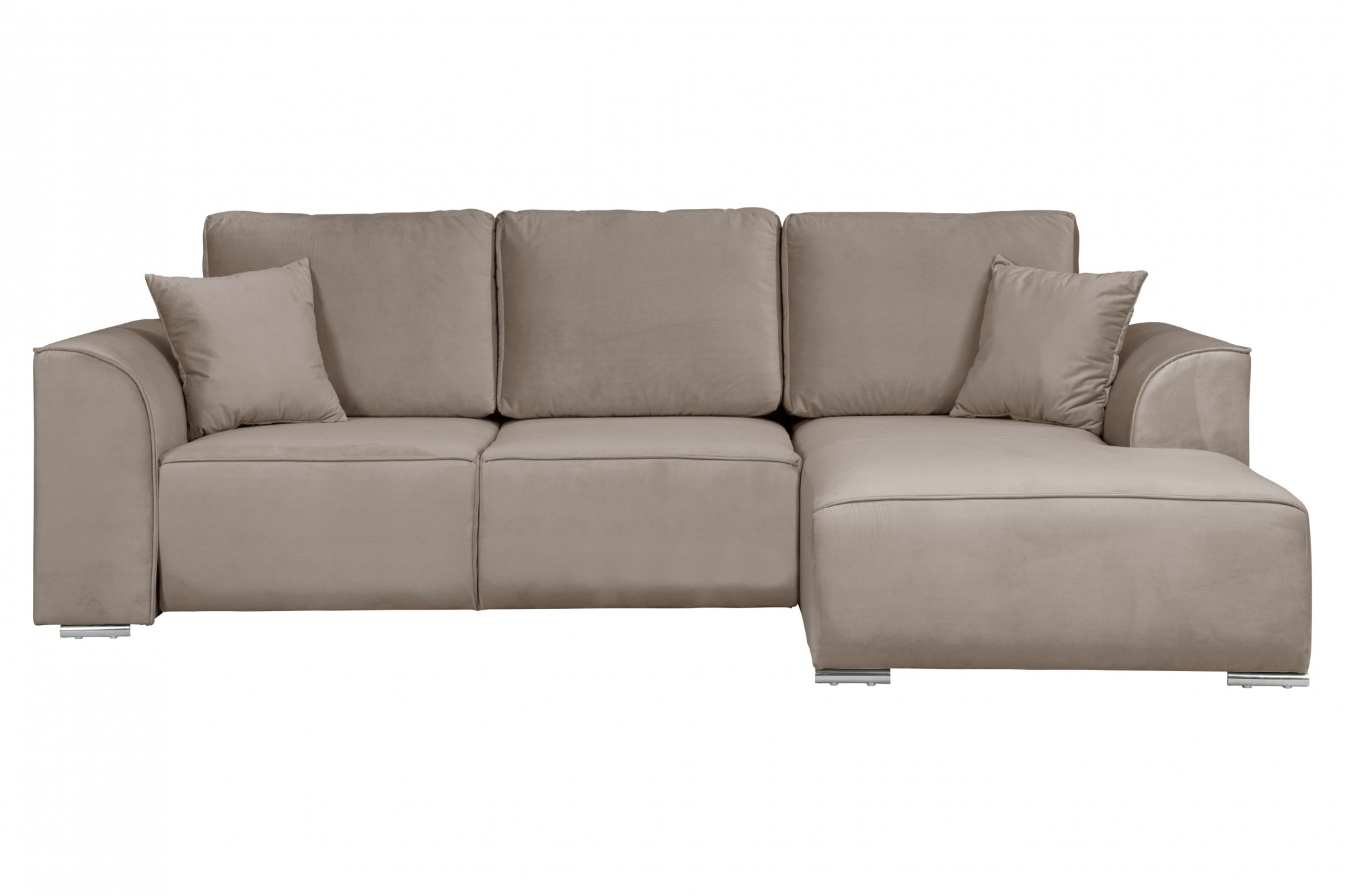 GOODproduct Ecksofa »BEATRICE optionale Schlafsofa mit Bettkasten, B/T/H: 265/170/86 cm« L-Form, wahlweise auch mit Bettfunktion und Bettkasten