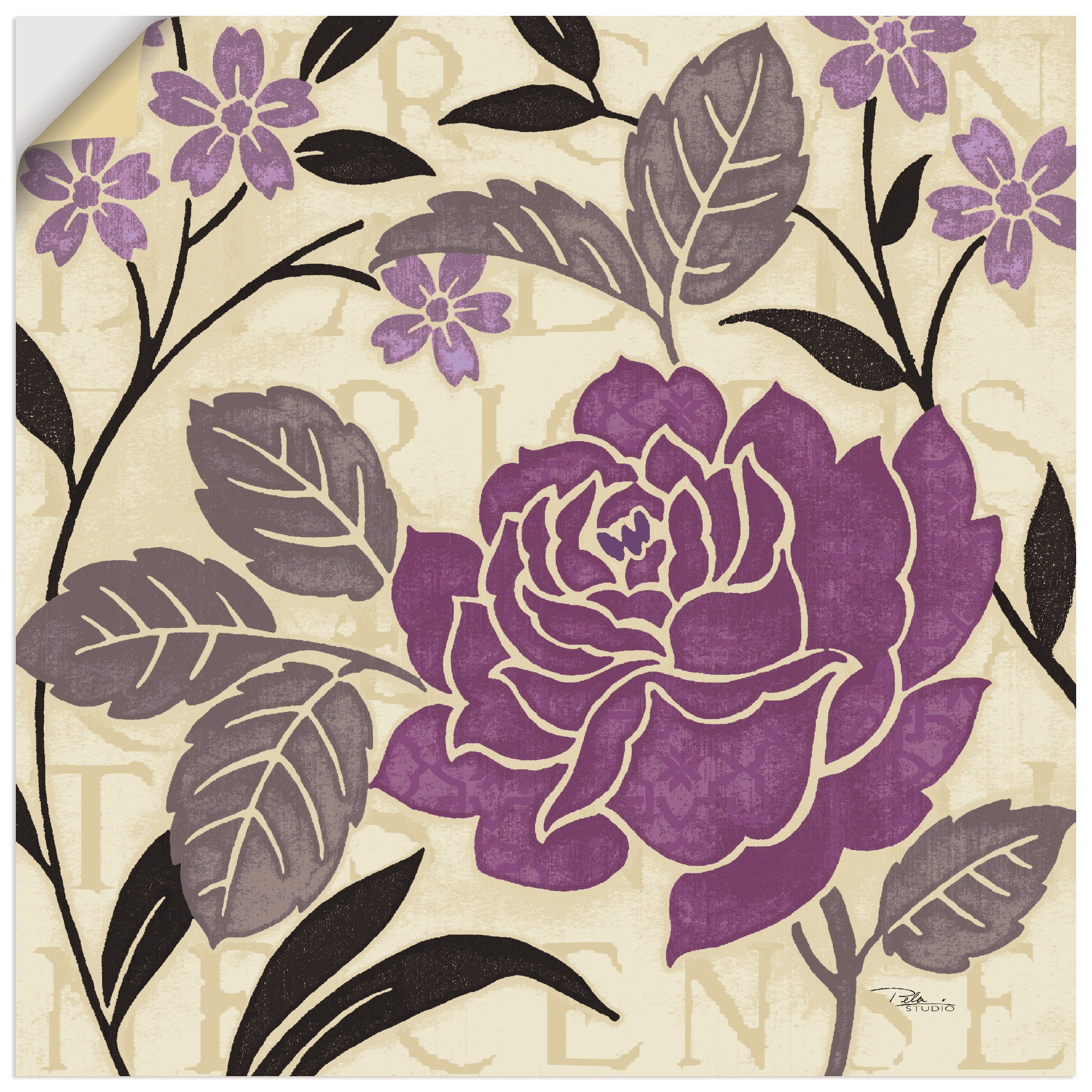 Image of Artland Wandbild »Perfekte Blütenblätter II«, Blumen, (1 St.), in vielen Grössen & Produktarten -Leinwandbild, Poster, Wandaufkleber / Wandtattoo auch für Badezimmer geeignet bei Ackermann Versand Schweiz