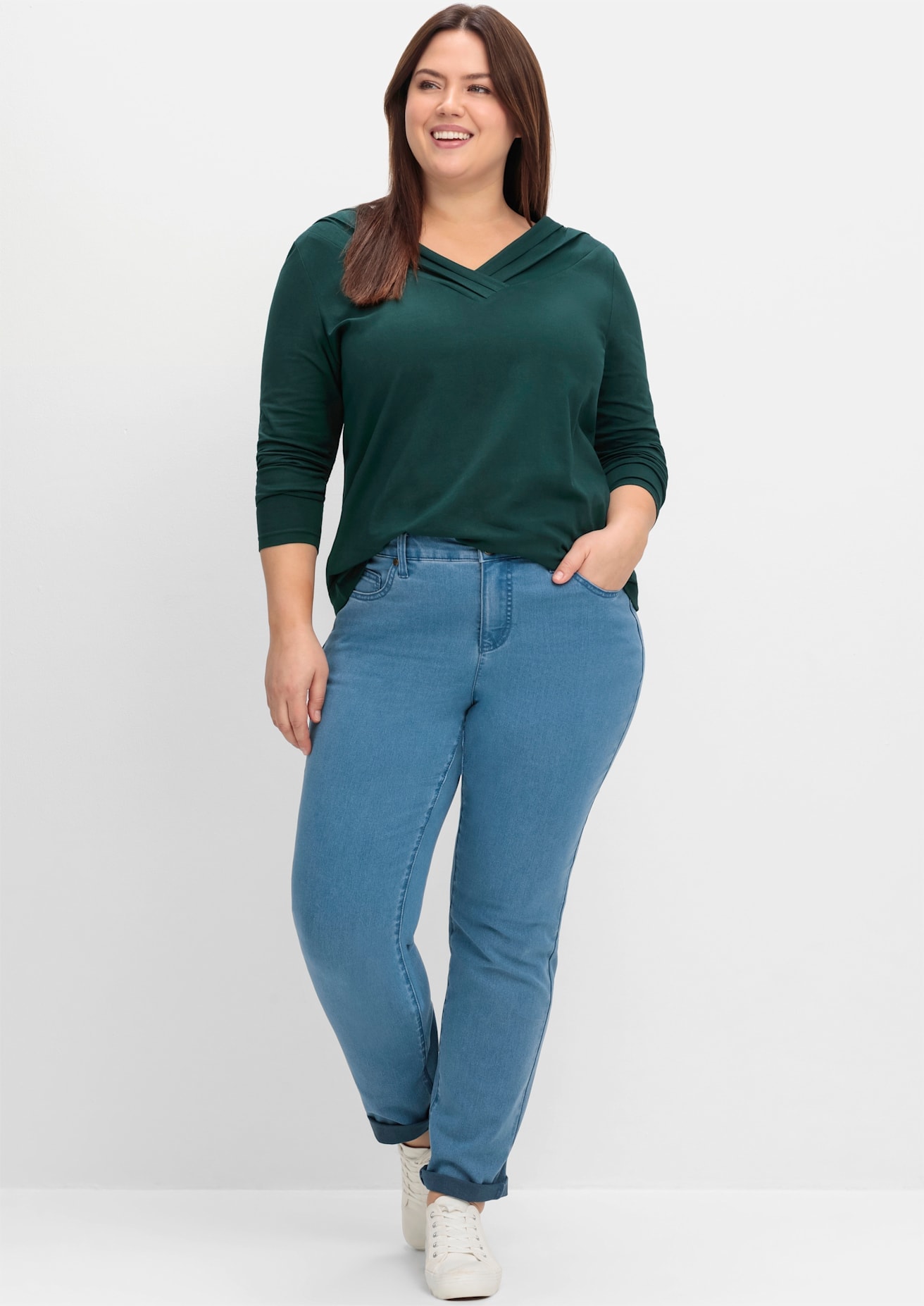 Image of sheego by Joe Browns Langarmshirt "Langarmshirt" 1 Stk.