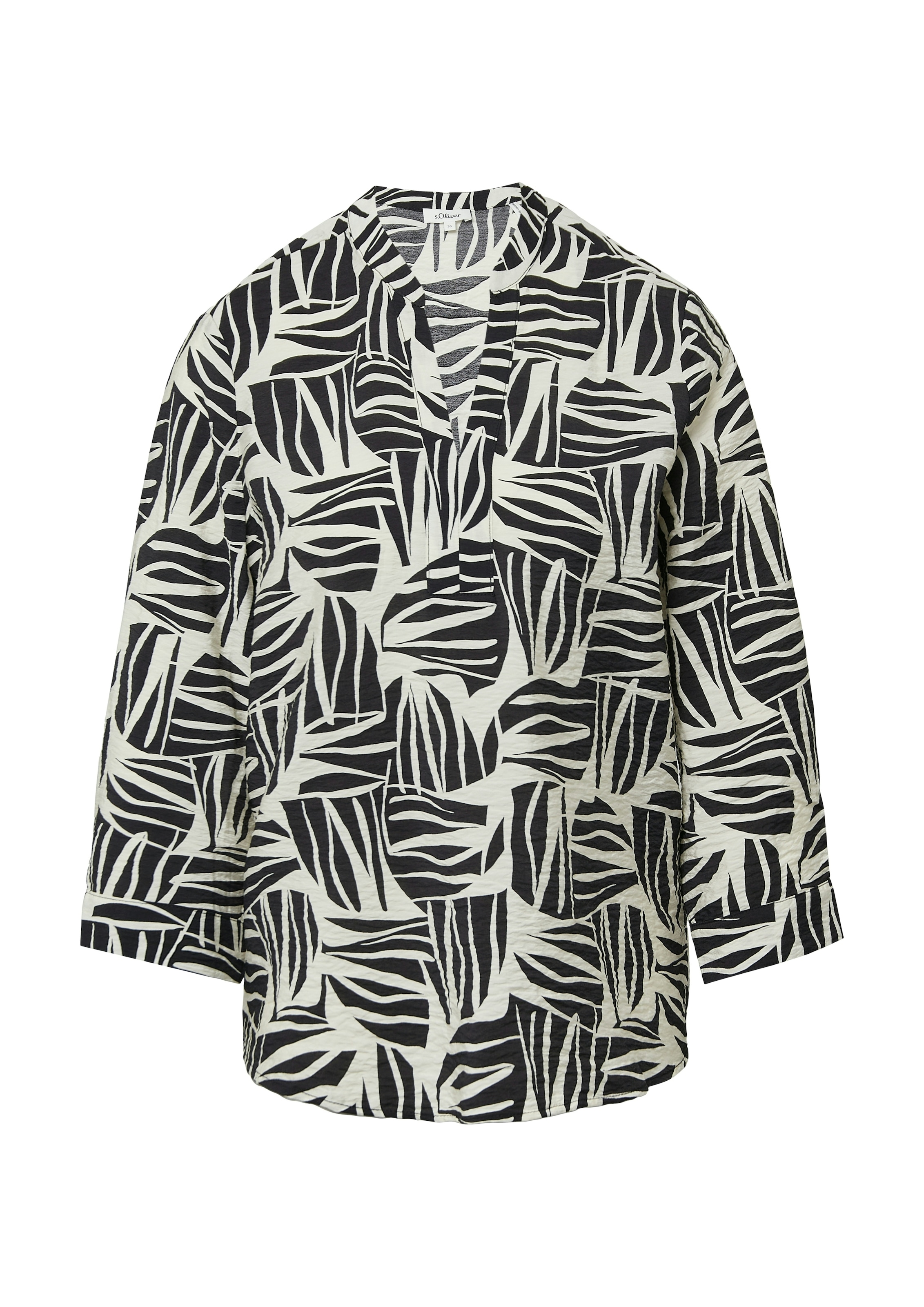 s.Oliver Blouse classique avec imprimé intégral