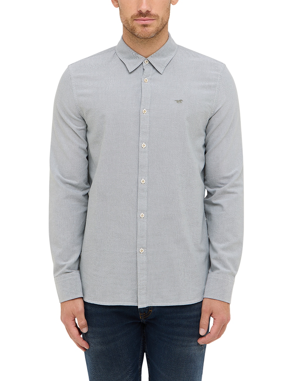 MUSTANG Langarmhemd »Herren Style Edinburg«