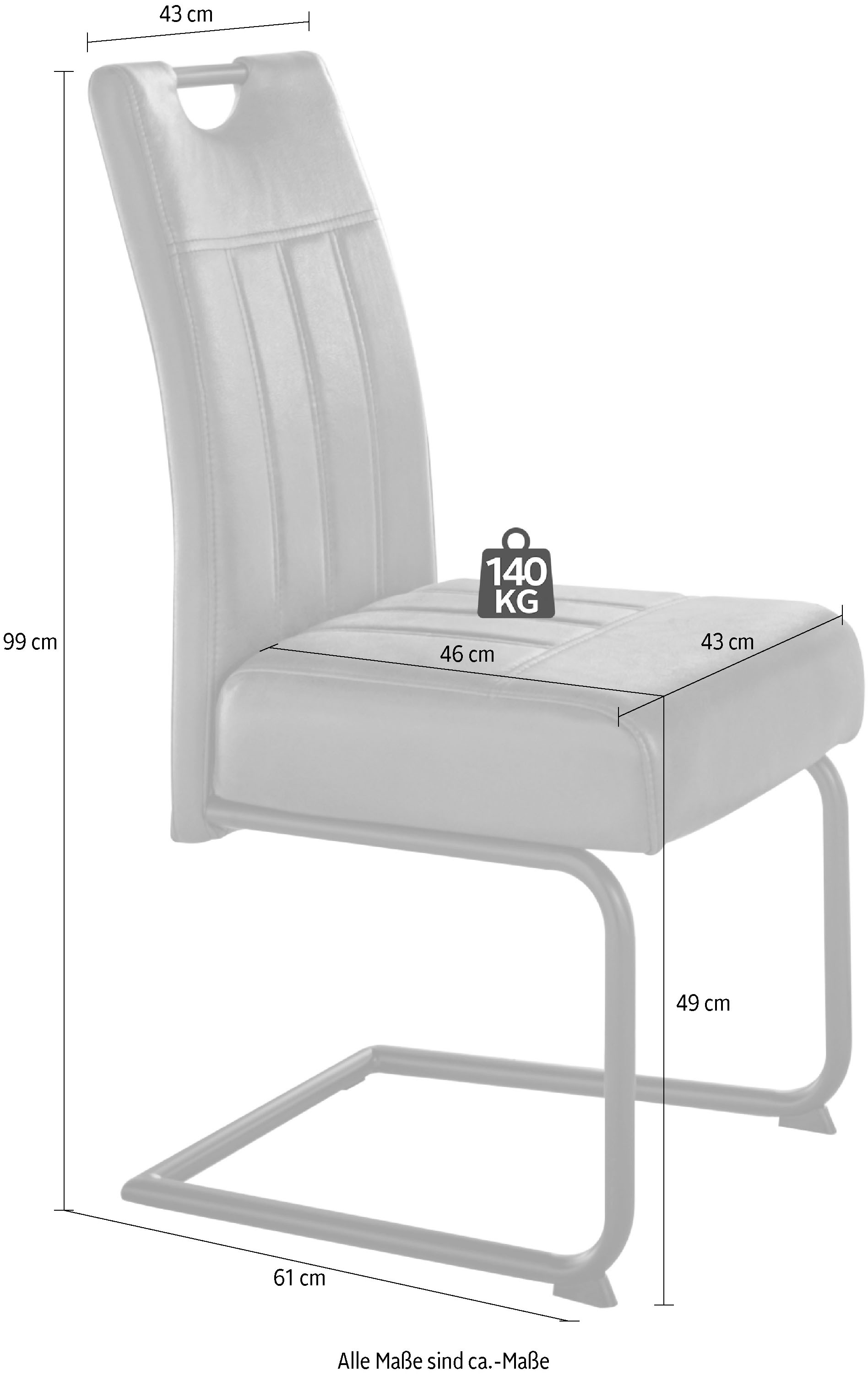 HELA Esszimmerstuhl »Betty« (Set) 4 Stk.2 oder 4 Stück, mit Federkern Polsterung