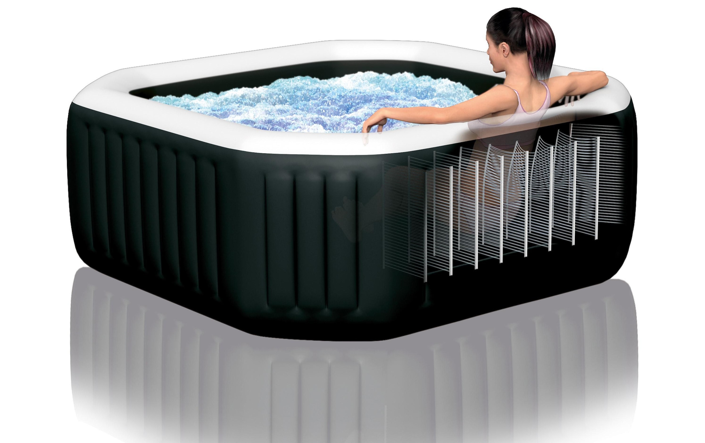 Intex Pool »Whirlpool Purespa Jet und Bubble Deluxe Ø 201«