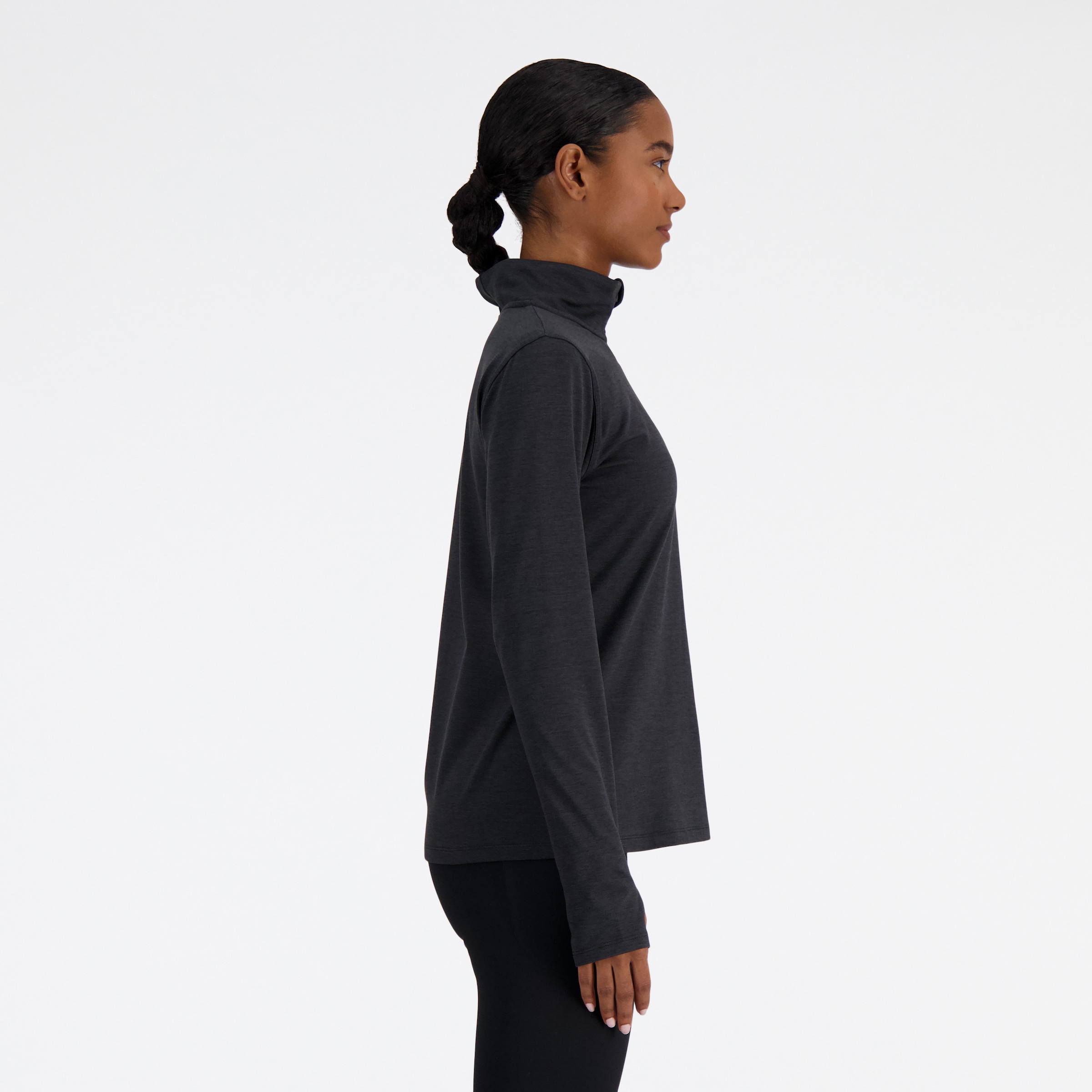New Balance Laufshirt »Sport Essentials Space Dye Quarter Zip«