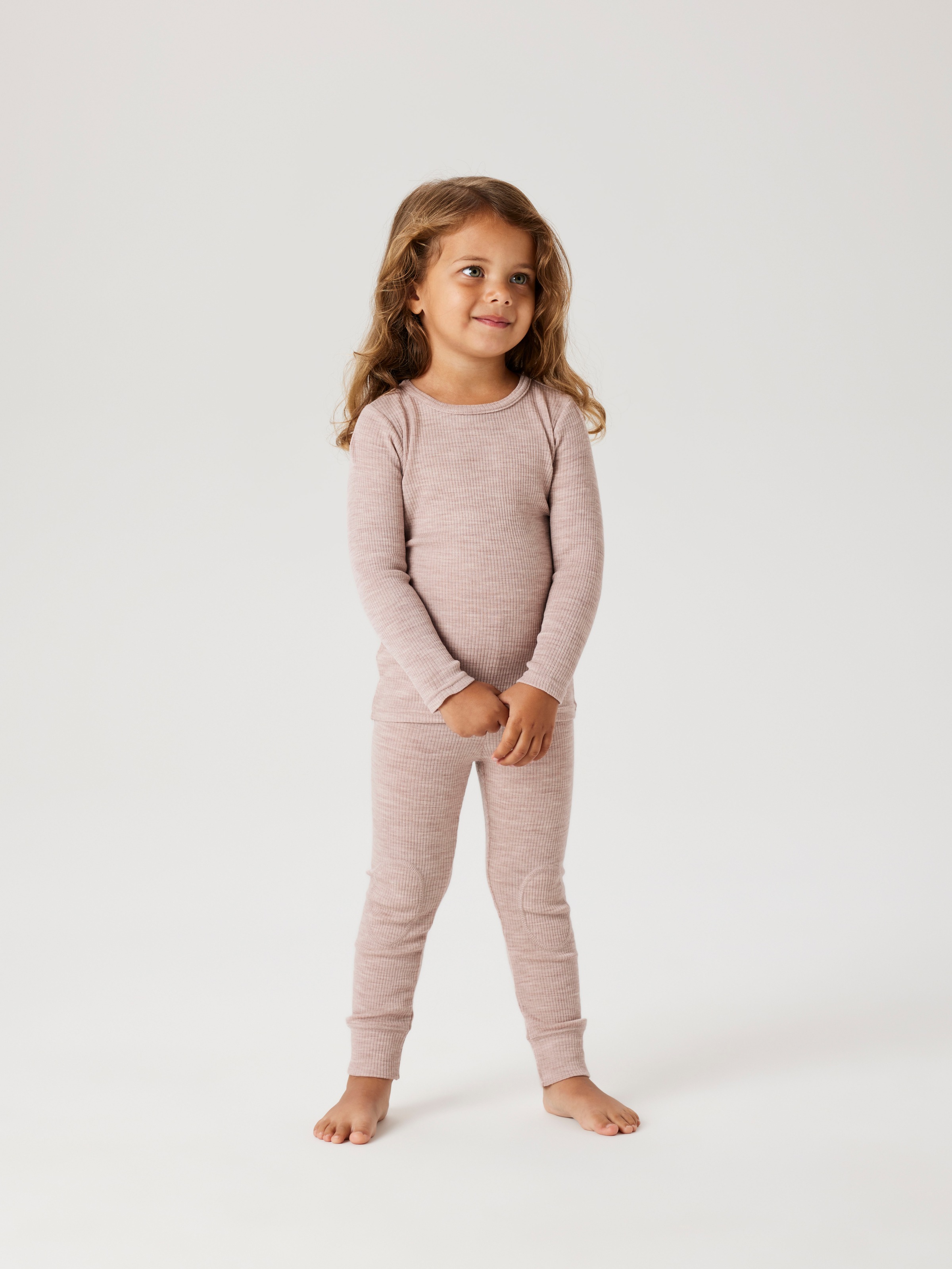 Name It Langarmshirt »NMNWAX WOOL RIB LS TOP NOOS«, aus reiner Merinowolle
