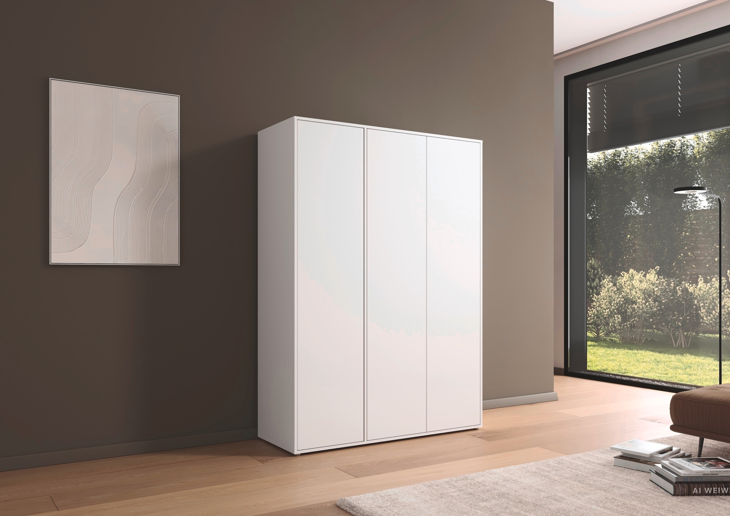rauch Armoire à portes battantes »Kleiderschrank Schrank Garderobe Wäscheschrank NABILA viel Stauraum« En 3 configurations différentes BASIC/CLASSIC/PREMIUM,  en 2 largeurs avec fonction Push-to-Open TOPSELLER MADE IN GERMANY