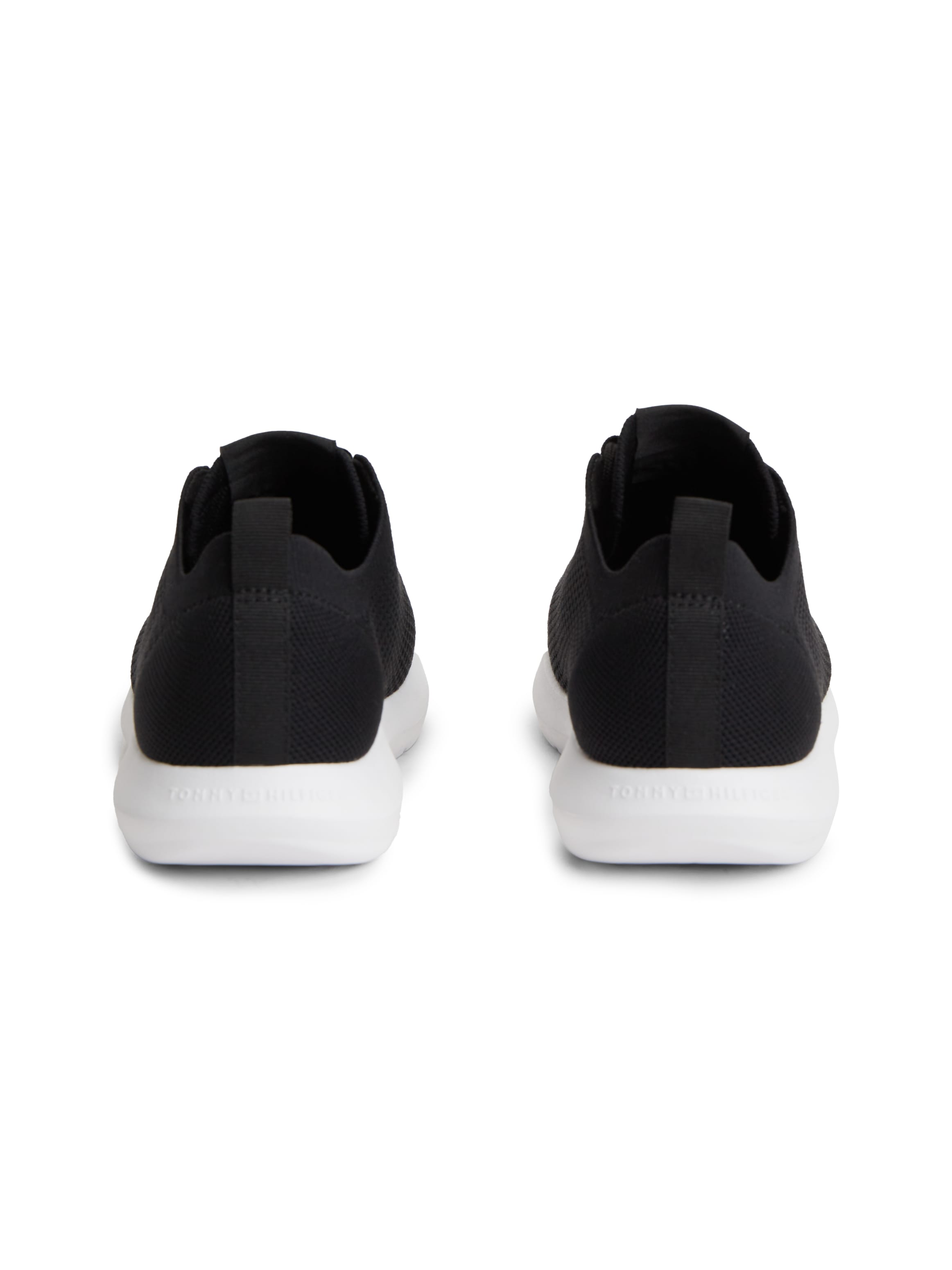 Tommy Hilfiger Keilsneaker »TH KNIT RUNNER«  Freizeitschuh, Halbschuh, Schnürschuh mit Logoflaggen-Element