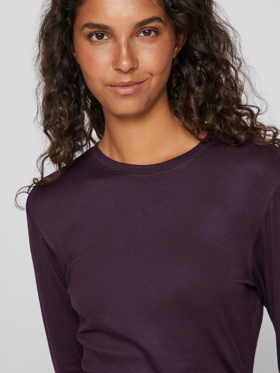 Vila Langarmshirt »VIALEXIA O-NECK L/S TOP - NOOS«