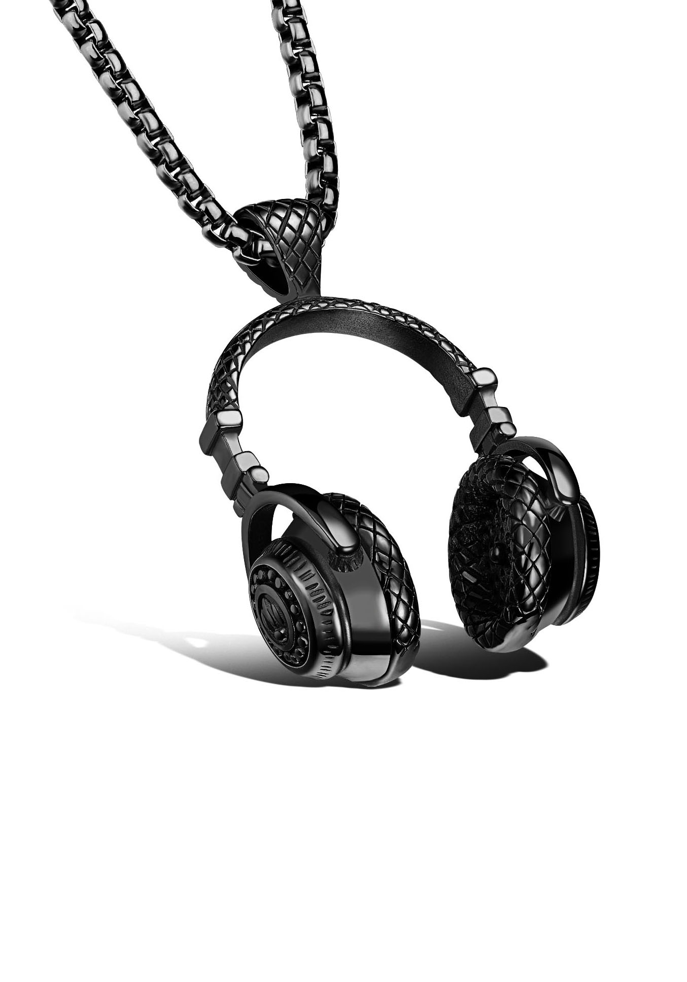 kaufen Firetti Kette Modische »Schmuck Kopfhörer, strukturiert« Mindestbestellwert ohne mit Geschenk, Anhänger