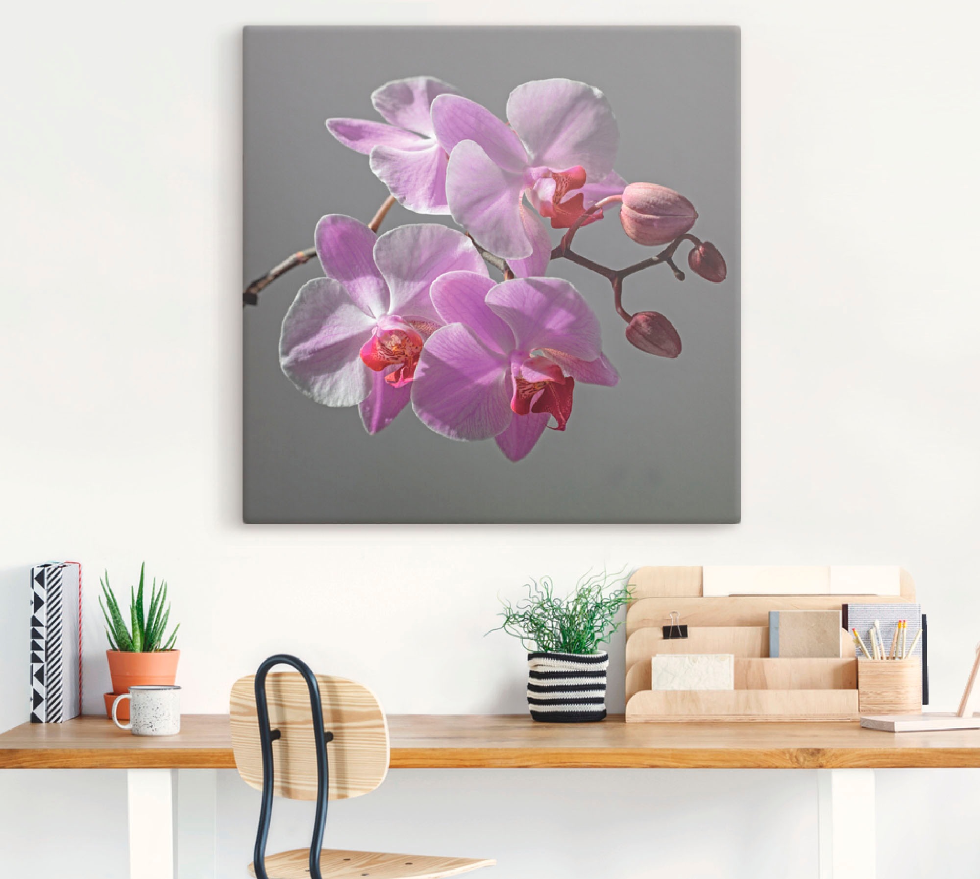 Artland Wandbild »Orchideentraum«, Blumen, (1 St.), als Leinwandbild, Wandaufkleber in verschied. Grössen