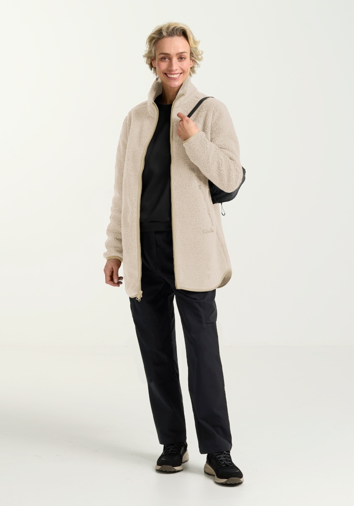 Jack Wolfskin Manteau fonctionnel »HIGH CURL COAT W« Manteau polaire, chaud & coupe-vent