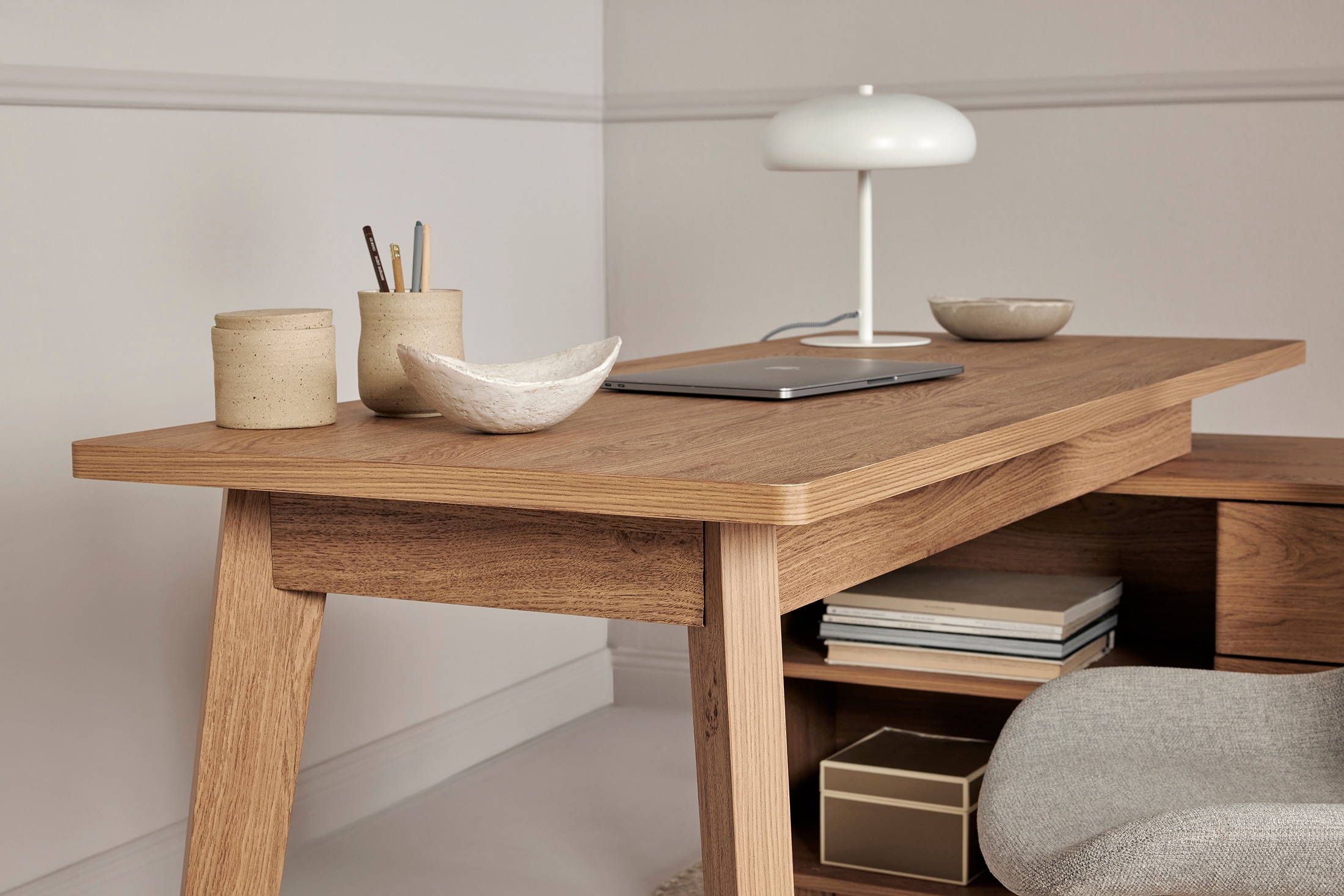 Jahnke Eckschreibtisch »LIBRE D 240 E« 1 Stk. tlg. wechselseitig montierbar, Breite ca. 140 cm