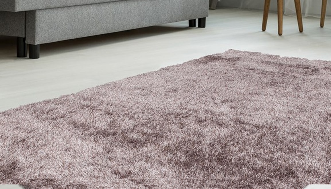Image of Bruno Banani Hochflor-Teppich "Alga" rechteckig 40 mm Höhe Uni, Shaggy, Langflor, besonders weich und kuschelig, Wohnzimmer