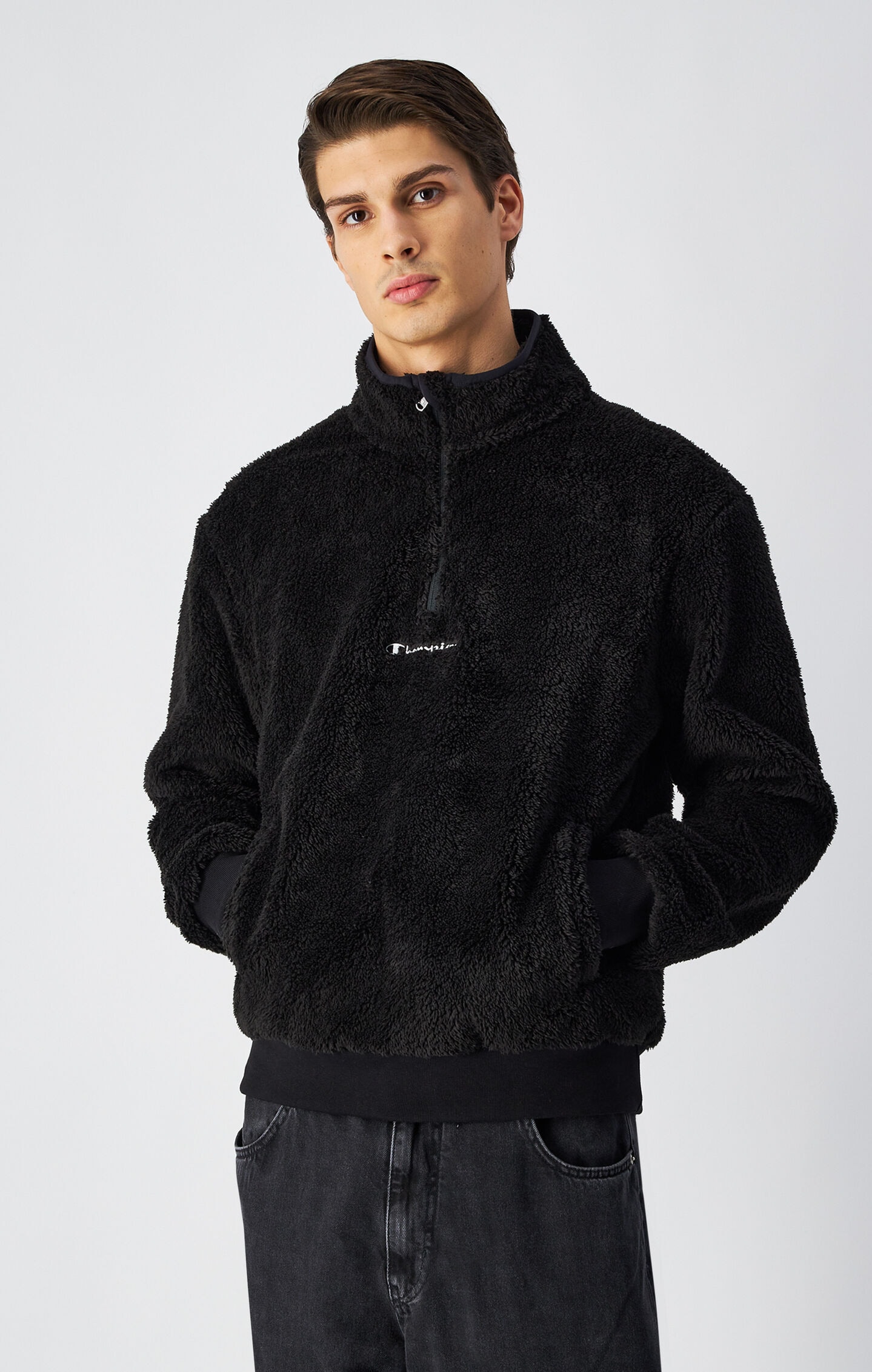 Image of Champion Fleecepullover "Polar Half Zip Top"