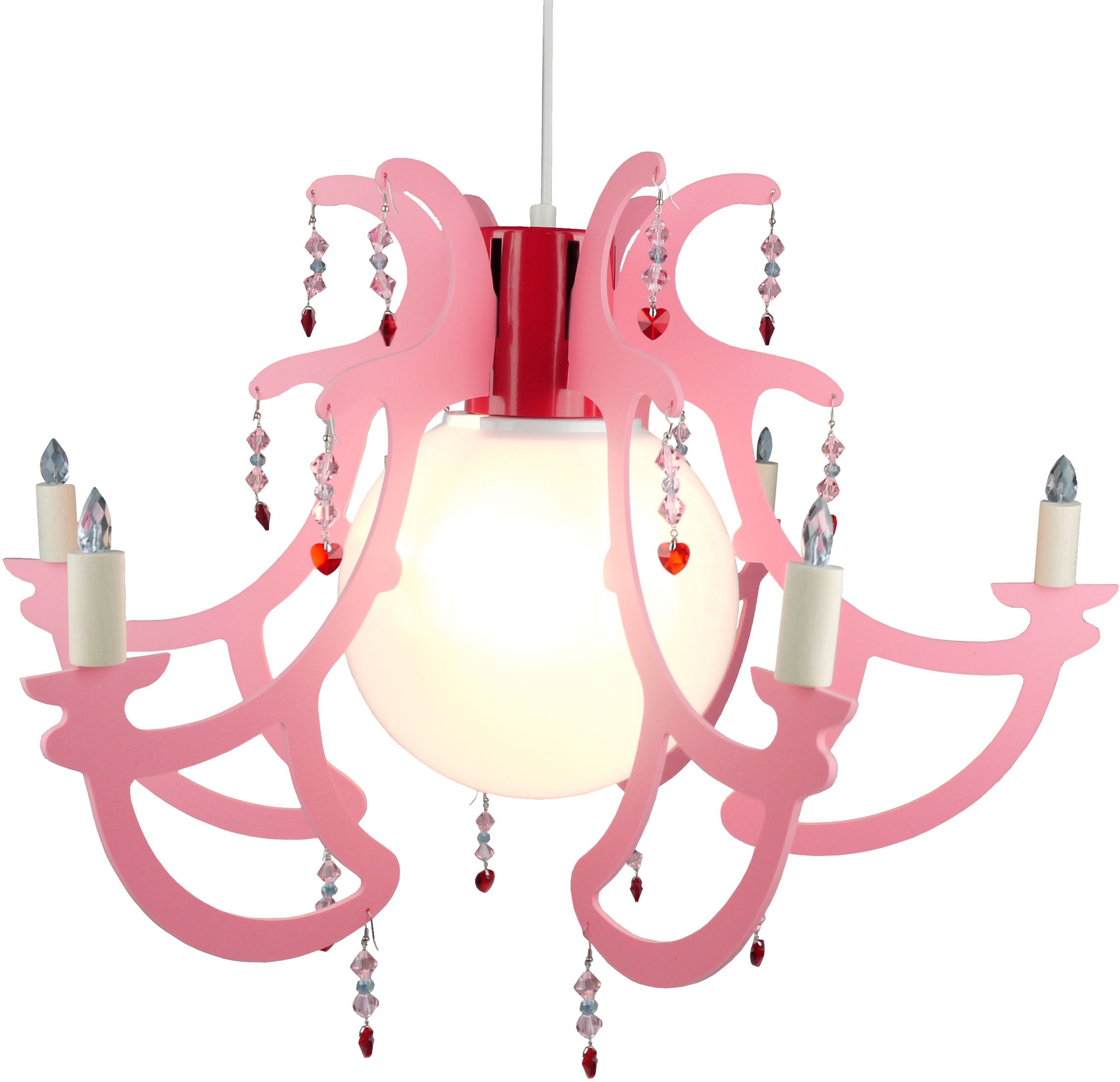 Image of niermann Hängeleuchte »Lüster Rosata«, E27, 1 St., Pendelleuchte Lüster Rosata bei Ackermann Versand Schweiz