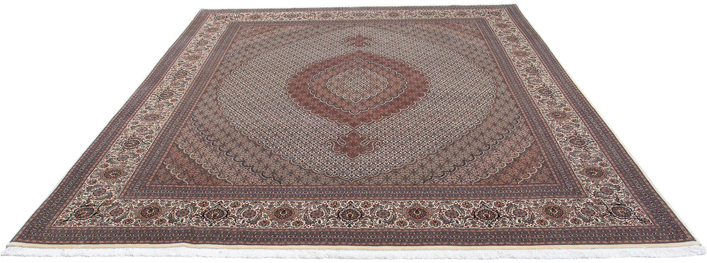Image of morgenland Orientteppich »Perser - Täbriz - 300 x 250 cm - mehrfarbig«, rechteckig, 10 mm Höhe, Wohnzimmer, Handgeknüpft, Einzelstück mit Zertifikat bei Ackermann Versand Schweiz