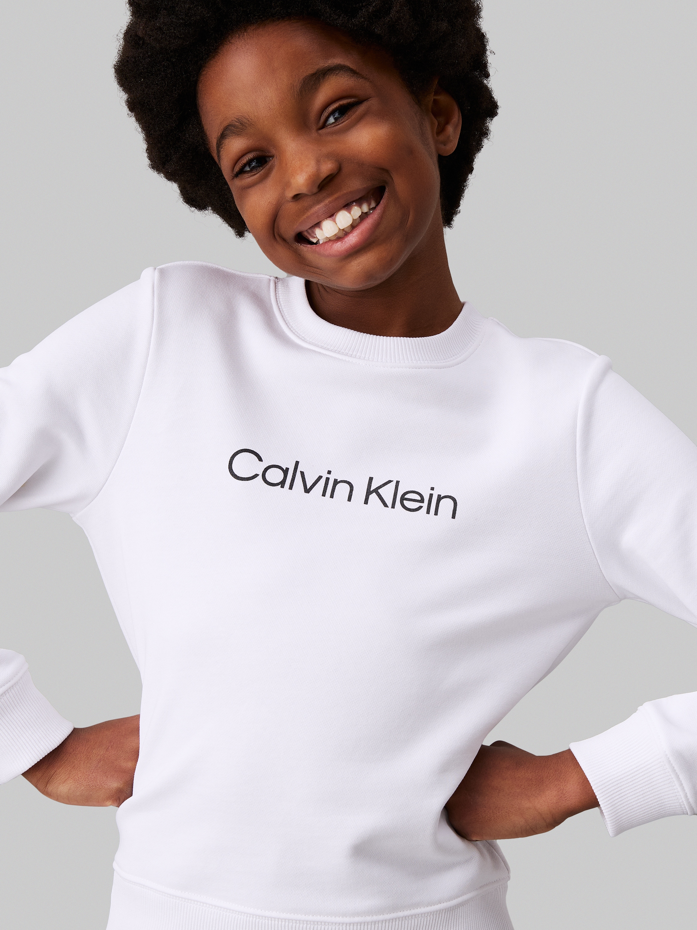 Calvin Klein Jeans Sweatshirt »INST. LOGO REGULAR CN«, mit Logoschriftzug