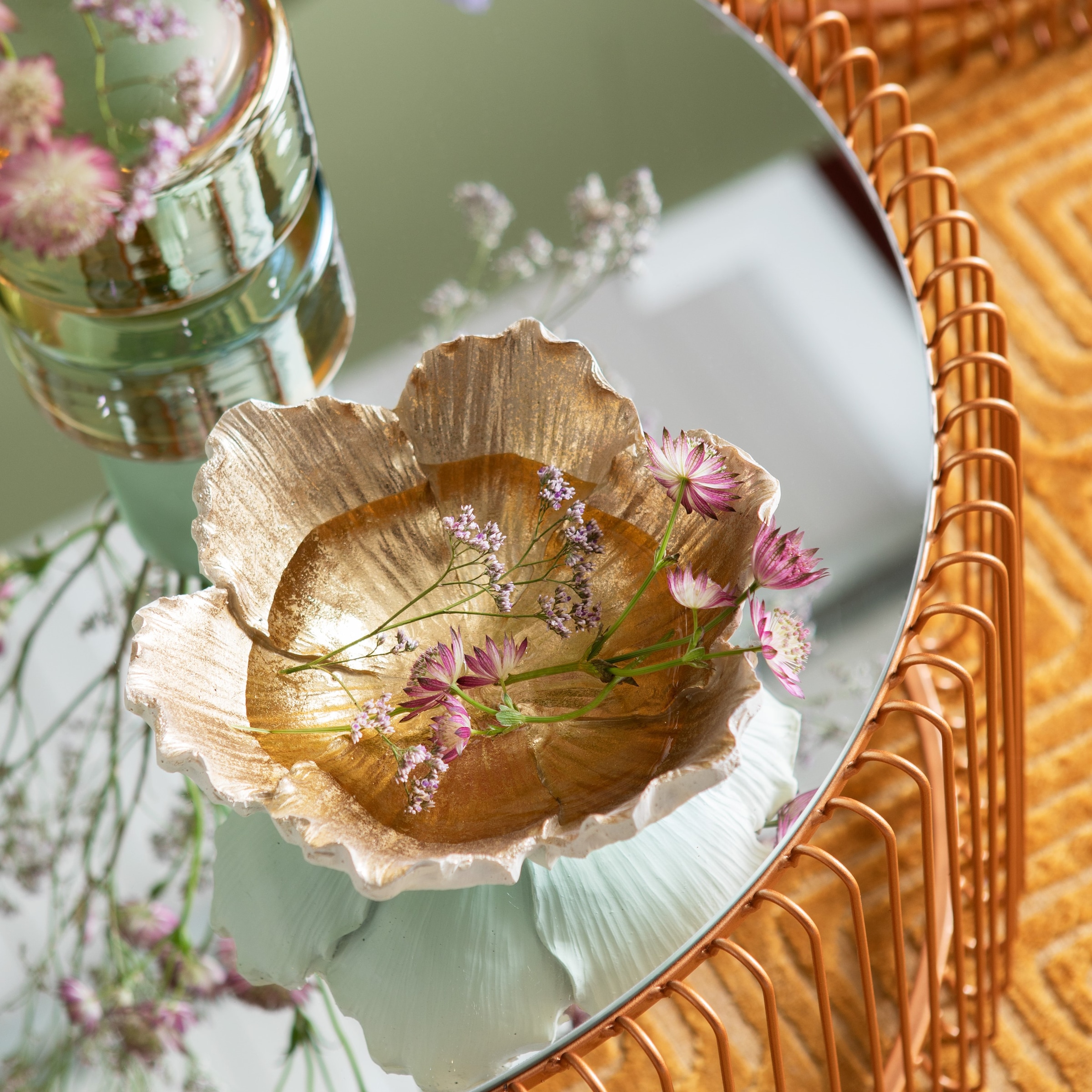 Kare Design Dekoschale »Deko Schale Flower Bloom«