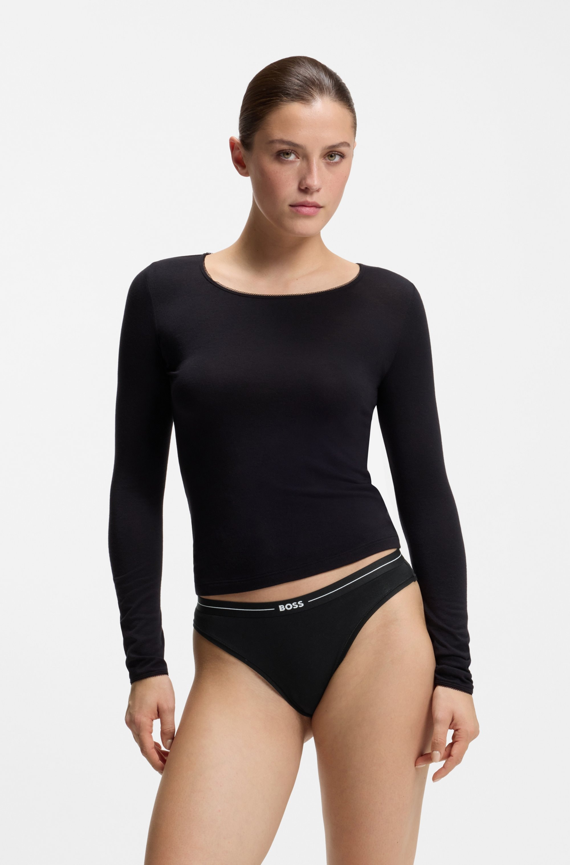 BOSS Slip »3P BRIEF« Paquet, lot de 3, 3 cuis avec ceinture élastique à logo
