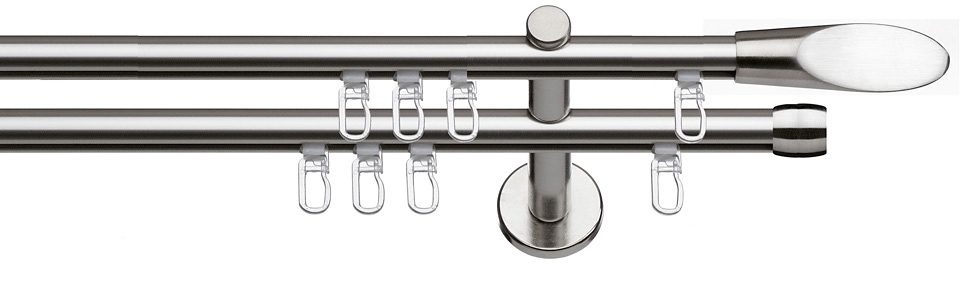Image of indeko Gardinenstange »Evian«, 2 läufig-läufig, Fixmass bei Ackermann Versand Schweiz