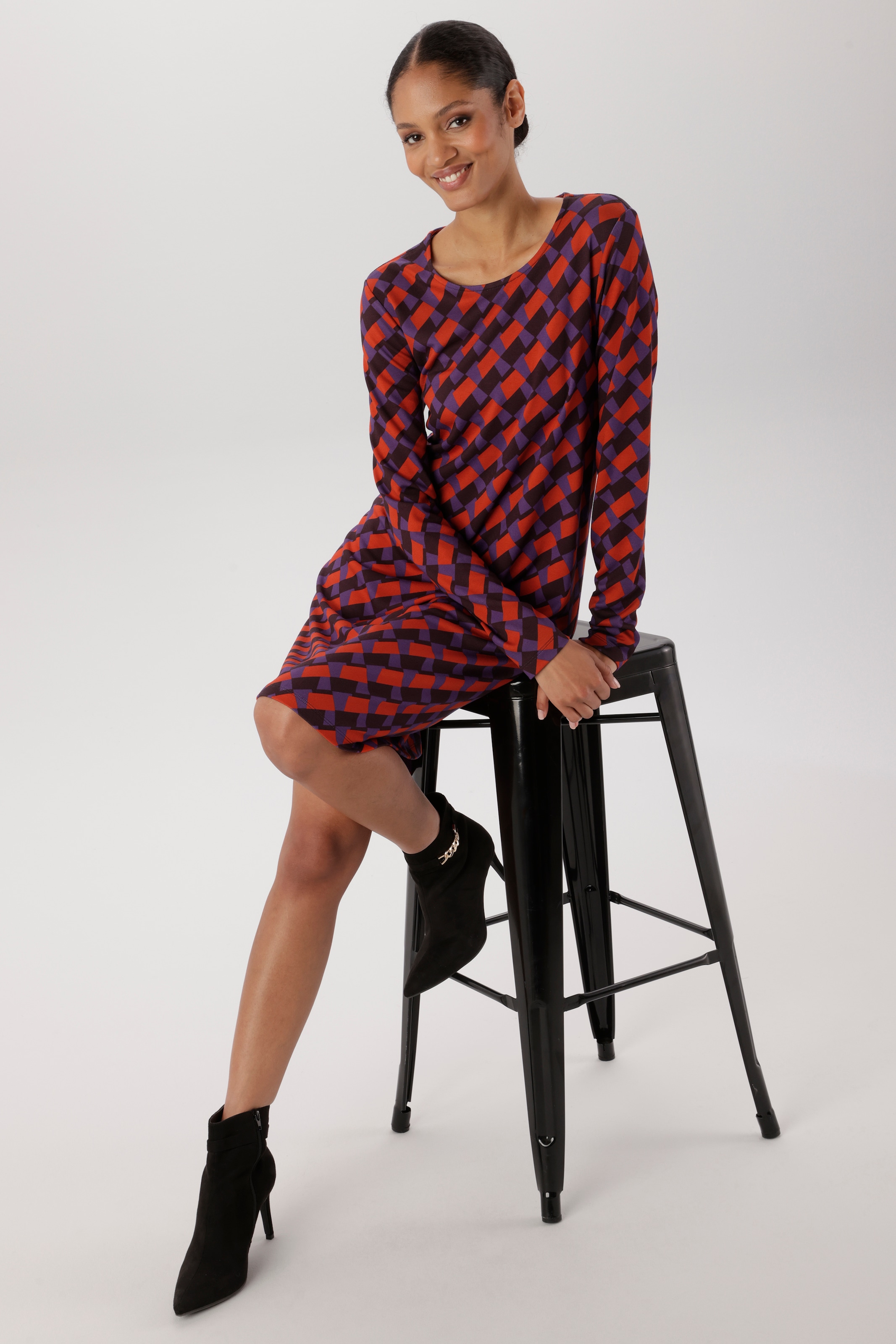 Aniston SELECTED Robe en jersey en forme légère A-line - NOUVELLE COLLECTION