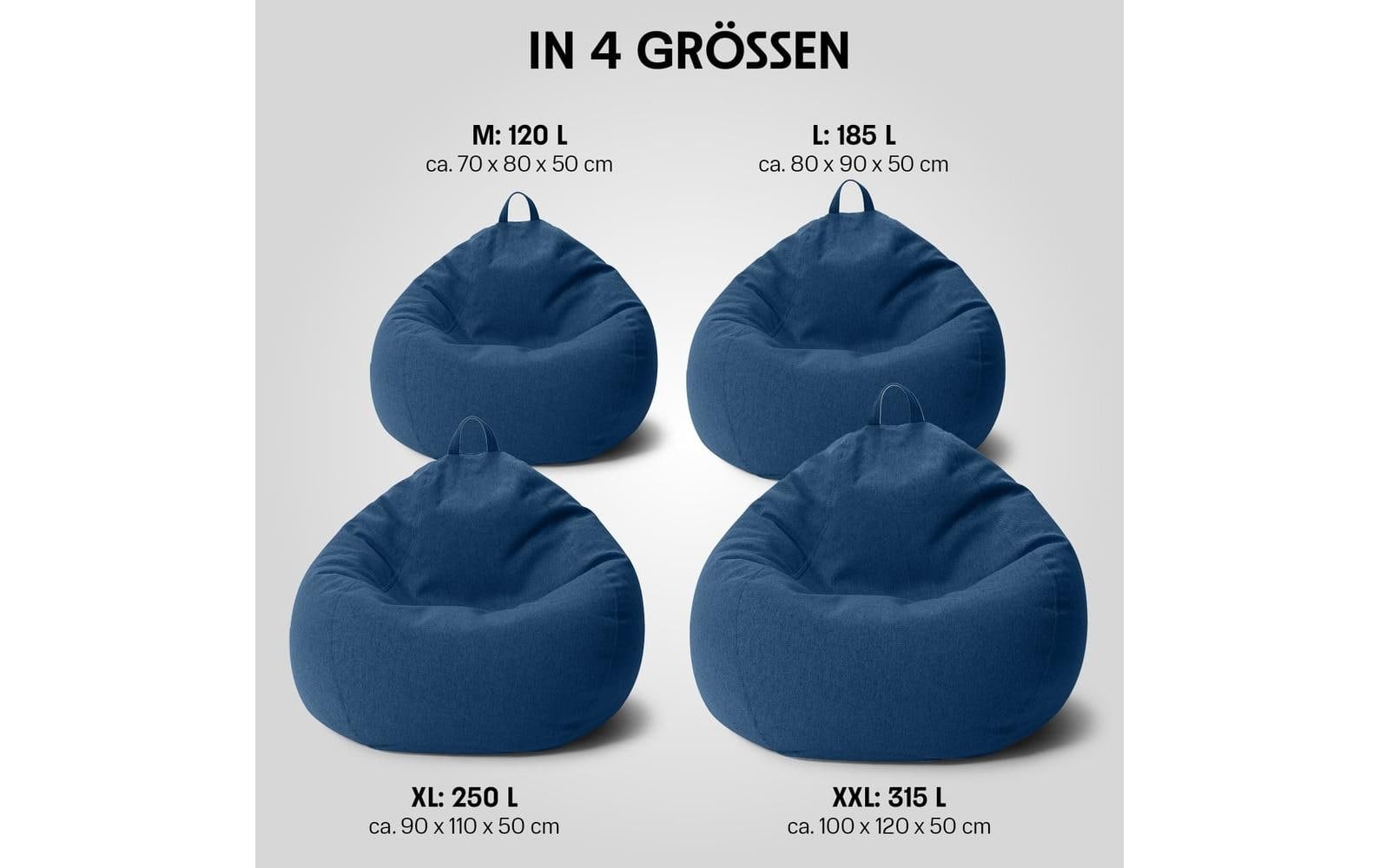   Pouf »Basic-Comfort 250 l Polyester (PES)«
