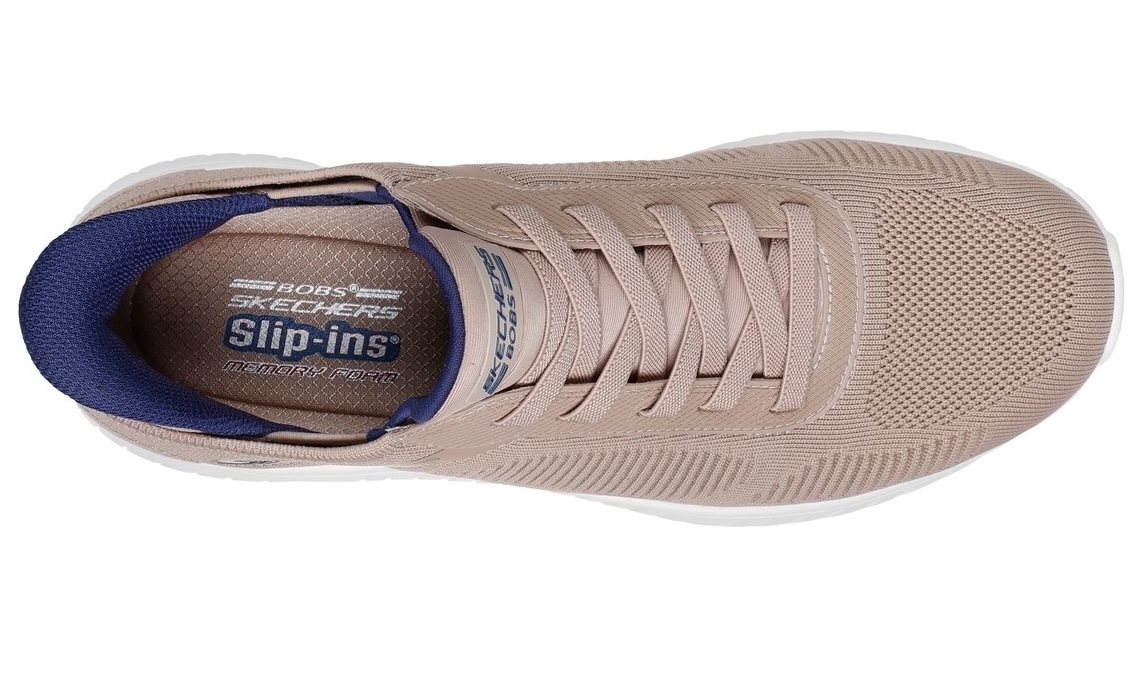 Skechers Baskets slip-on »BOBS SQUAD CHAOS-SOLID STEP«  Schlupfschuh, Slipper, Sneaker zum Schlupfen