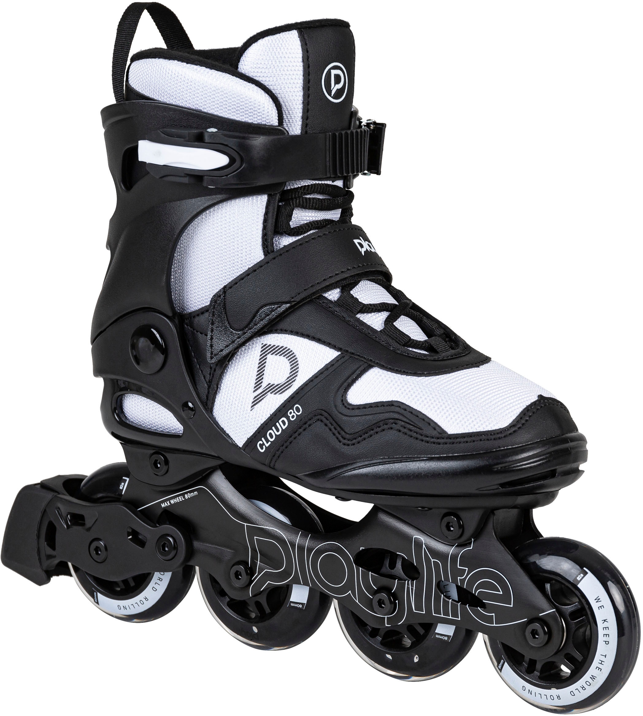 Playlife Inlineskates »Cloud Black/White 84«