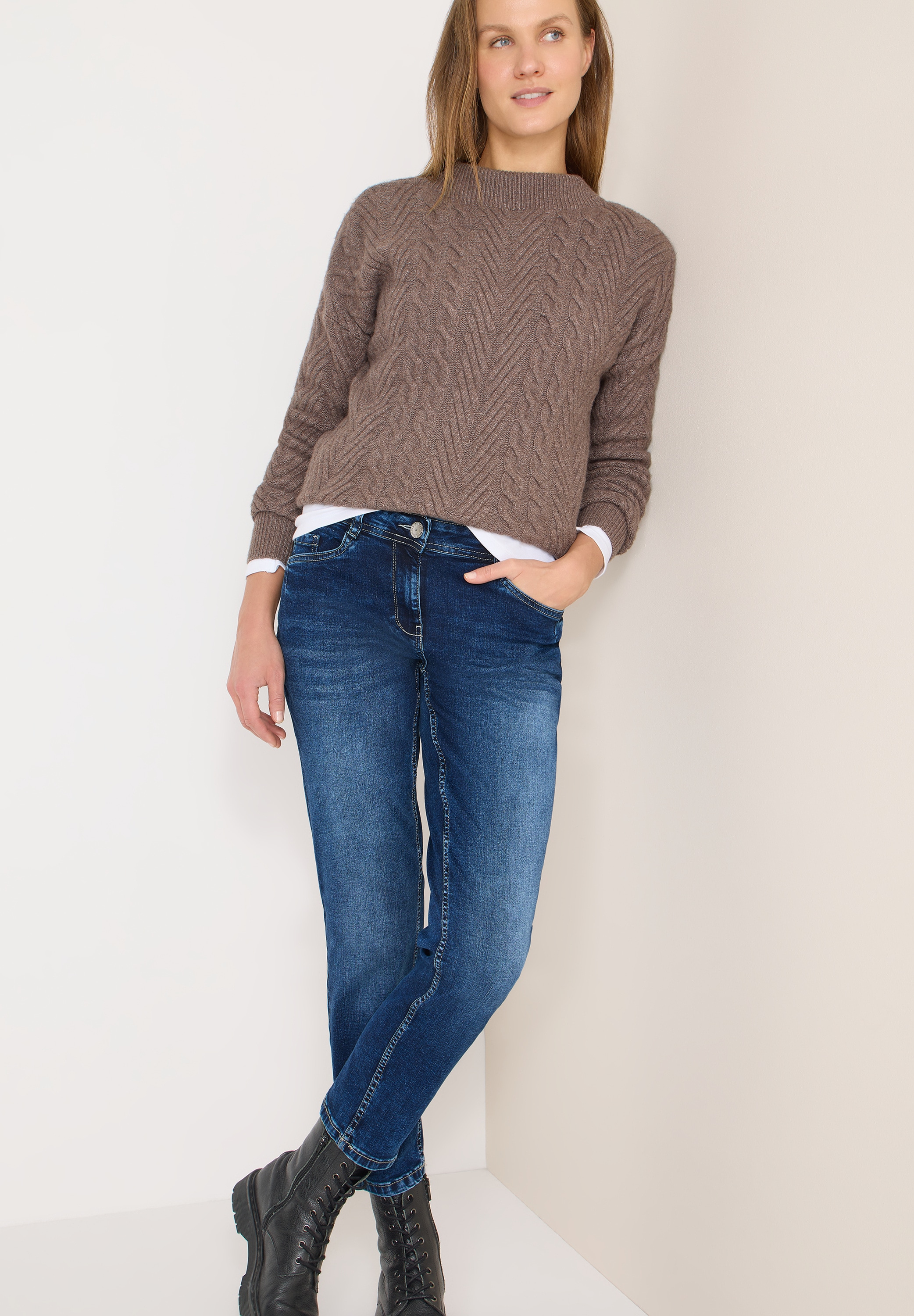 Cecil Slim-fit-Jeans »Style Scarlett« mit Stretch