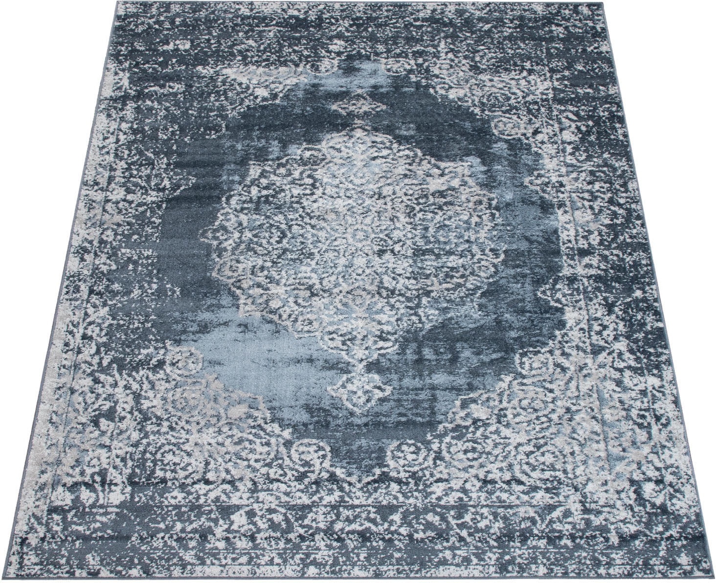 Image of Paco Home Teppich »Tuja 832«, rechteckig, 7 mm Höhe, Kurzflor, Orient-Optik, Vintage Design, Wohnzimmer bei Ackermann Versand Schweiz