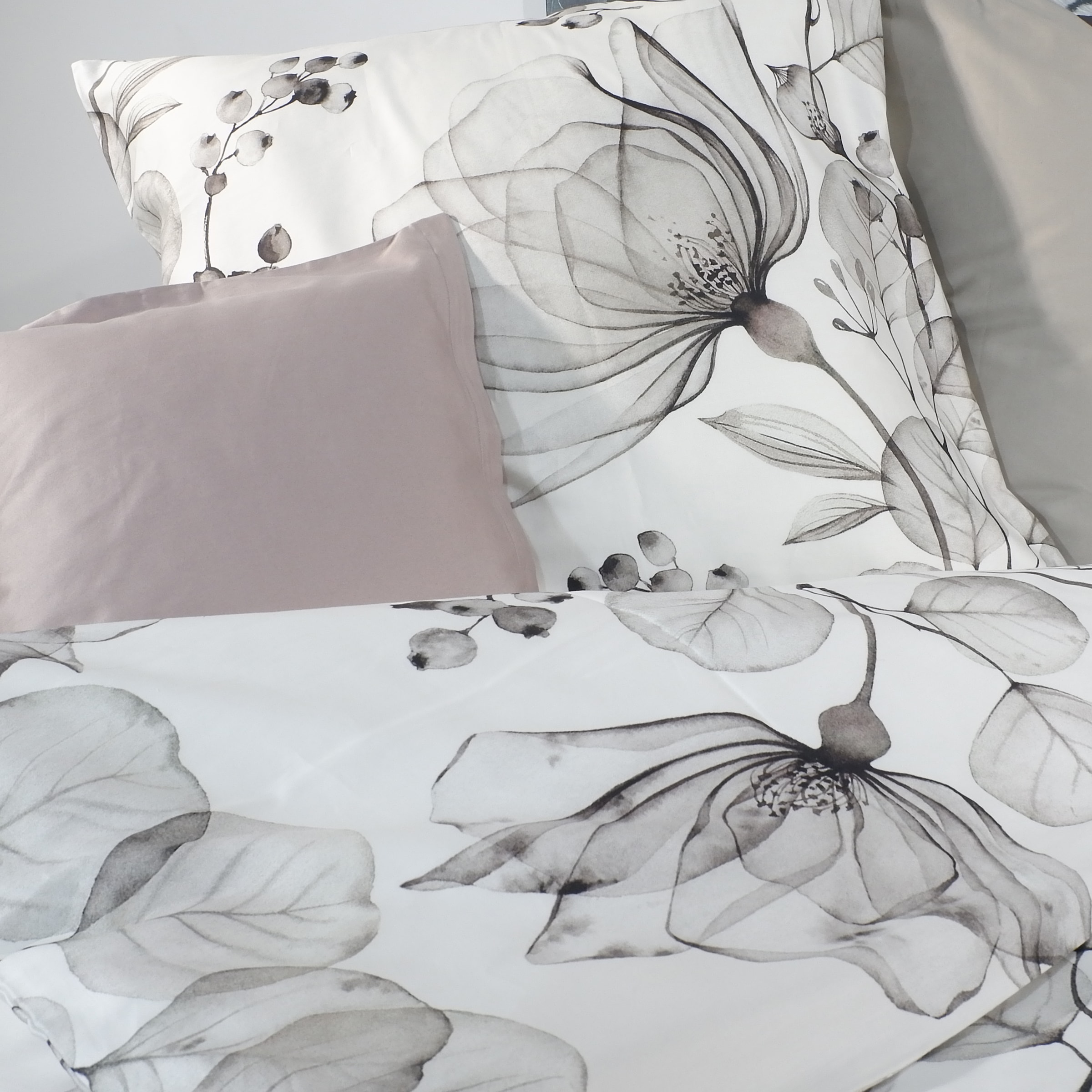 fleuresse Bettwäsche »Bed Art S« 2 Stk. Mako Satin 100% Baumwolle mit Reissverschluss