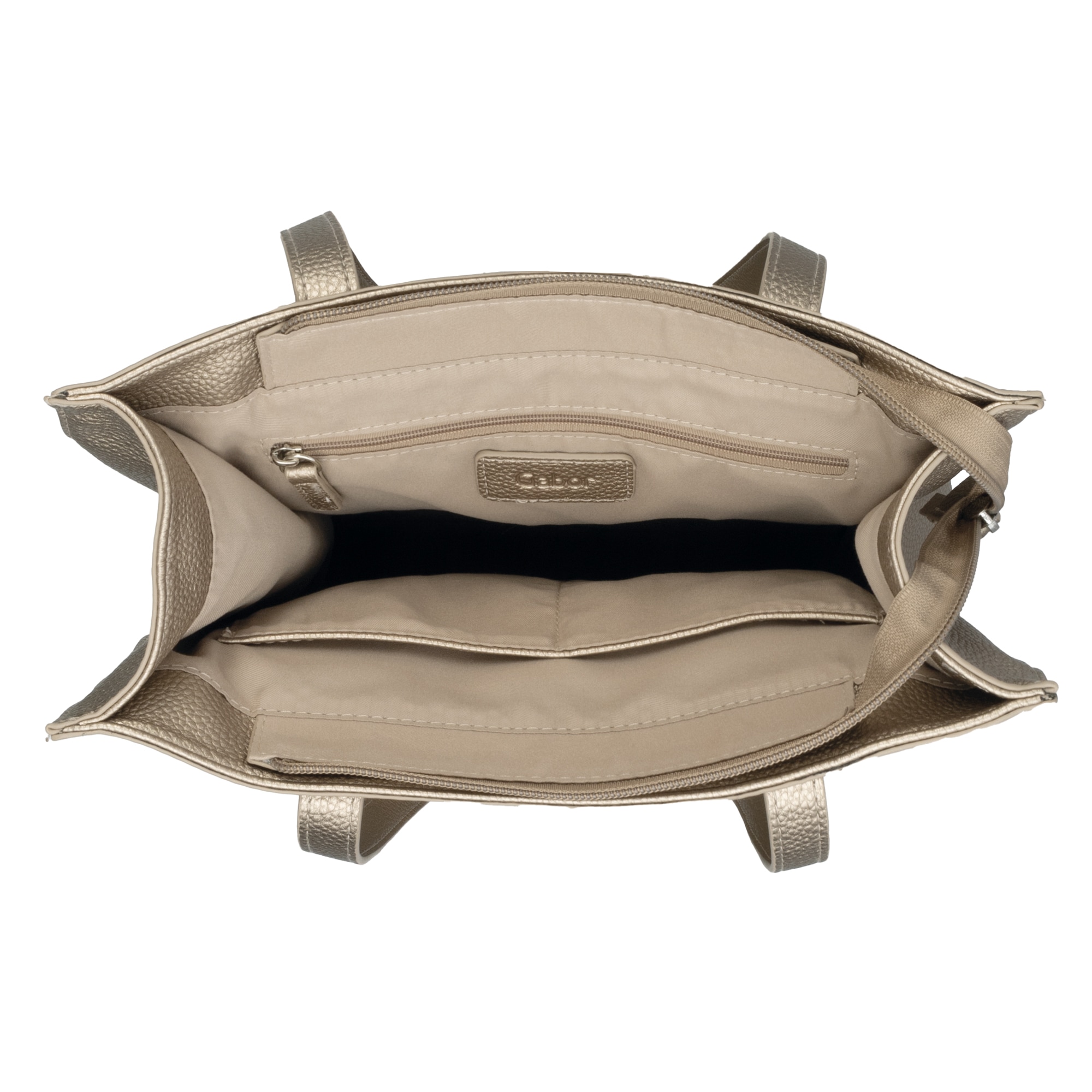 Gabor Shopper »Elfie« aus fein genarbtem, glattem Kunstleder und mit einem Logo Rubber Patch