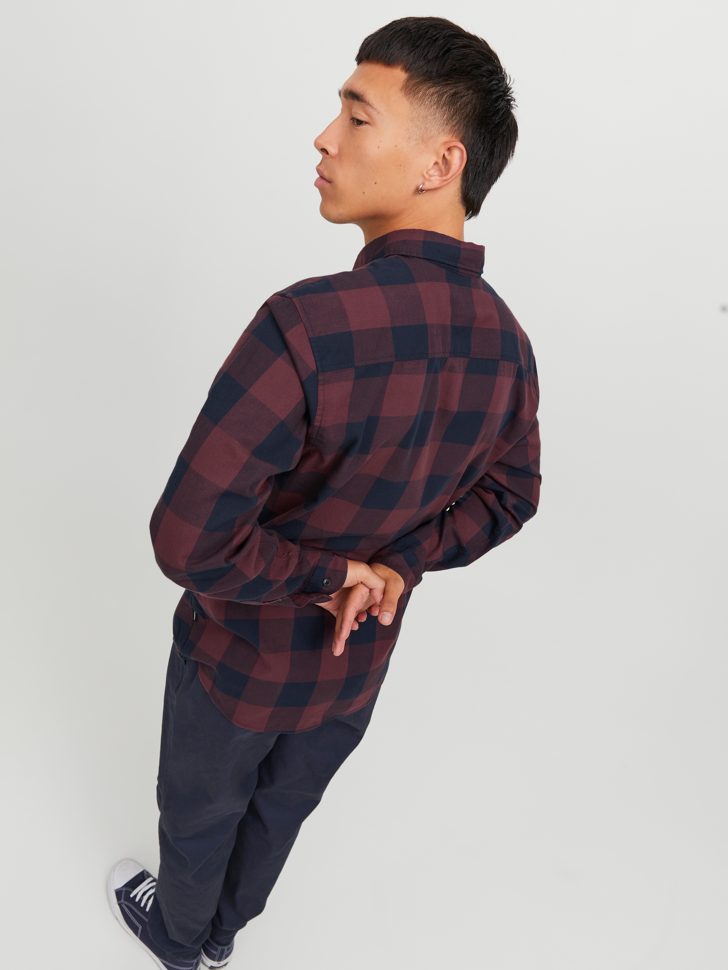 Jack & Jones Chemise à carreaux »JJ JJEGINGHAM TWILL SHIRT L/«