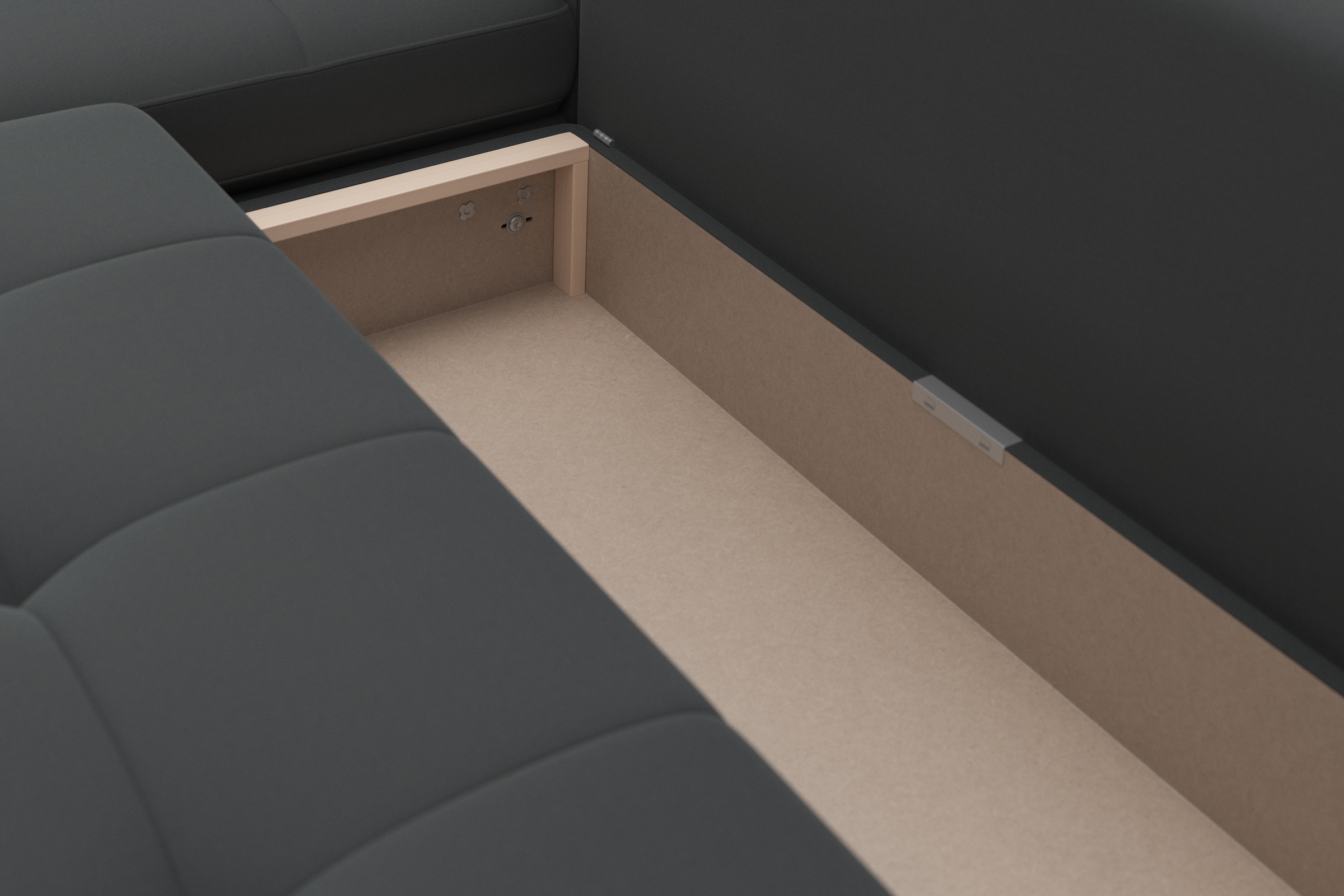 sit&more Ecksofa »Latigo L-Form«, mit Mega-Recamiere, wahlweise mit Bettfunktion und Bettkasten