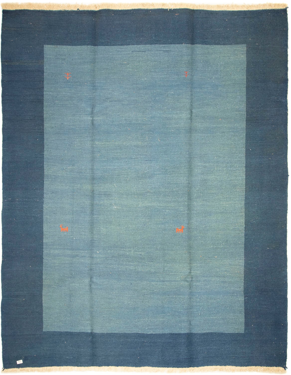 morgenland Wollteppich »Gabbeh Teppich handgeknüpft hellblau«, rechteckig,  handgeknüpft günstig kaufen