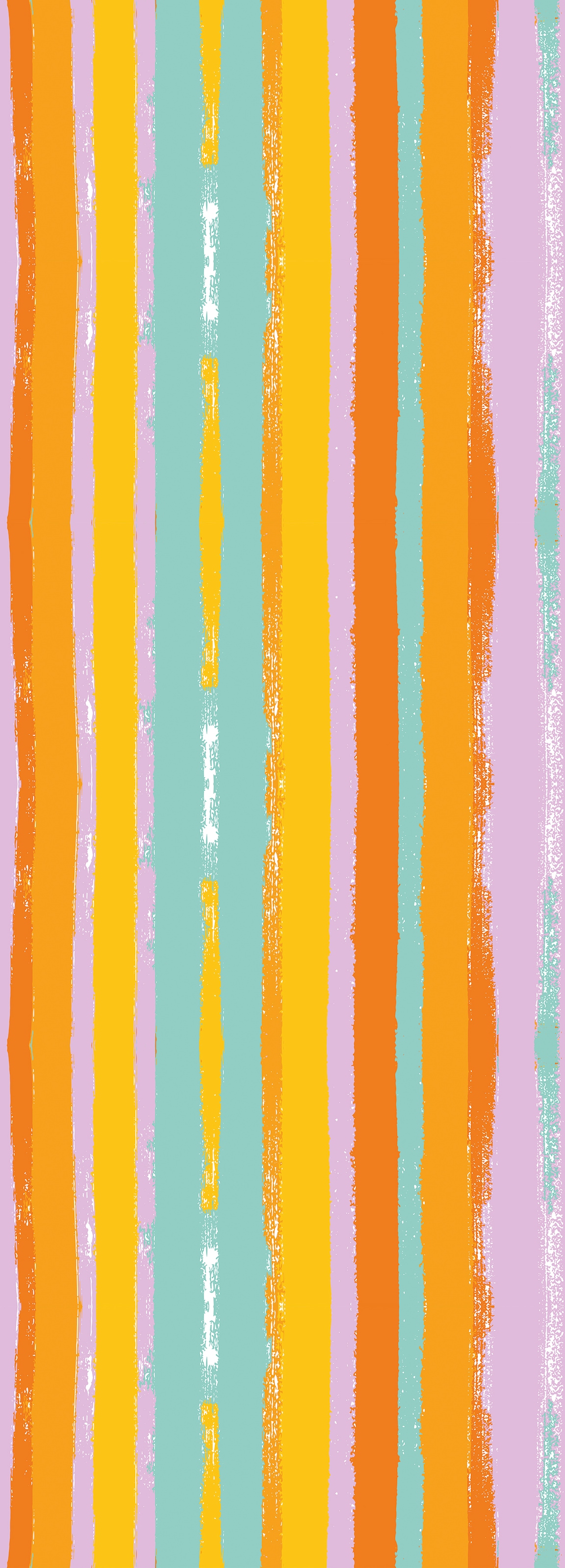 Image of queence Vinyltapete "Streifen-Bunt" Streifen glatt 90x250cm, selbstklebend, kinderleichte Anbringung, Sticker