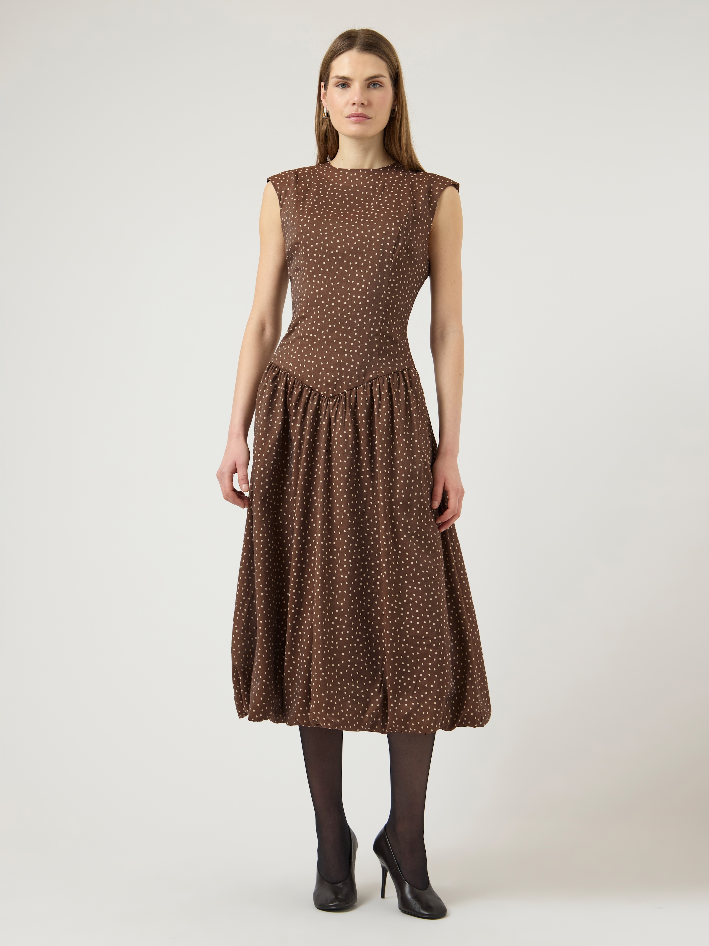 Image of Y.A.S Sommerkleid "YASKRISSI SL BUBBLE HEM LONG DRESS NOOS"