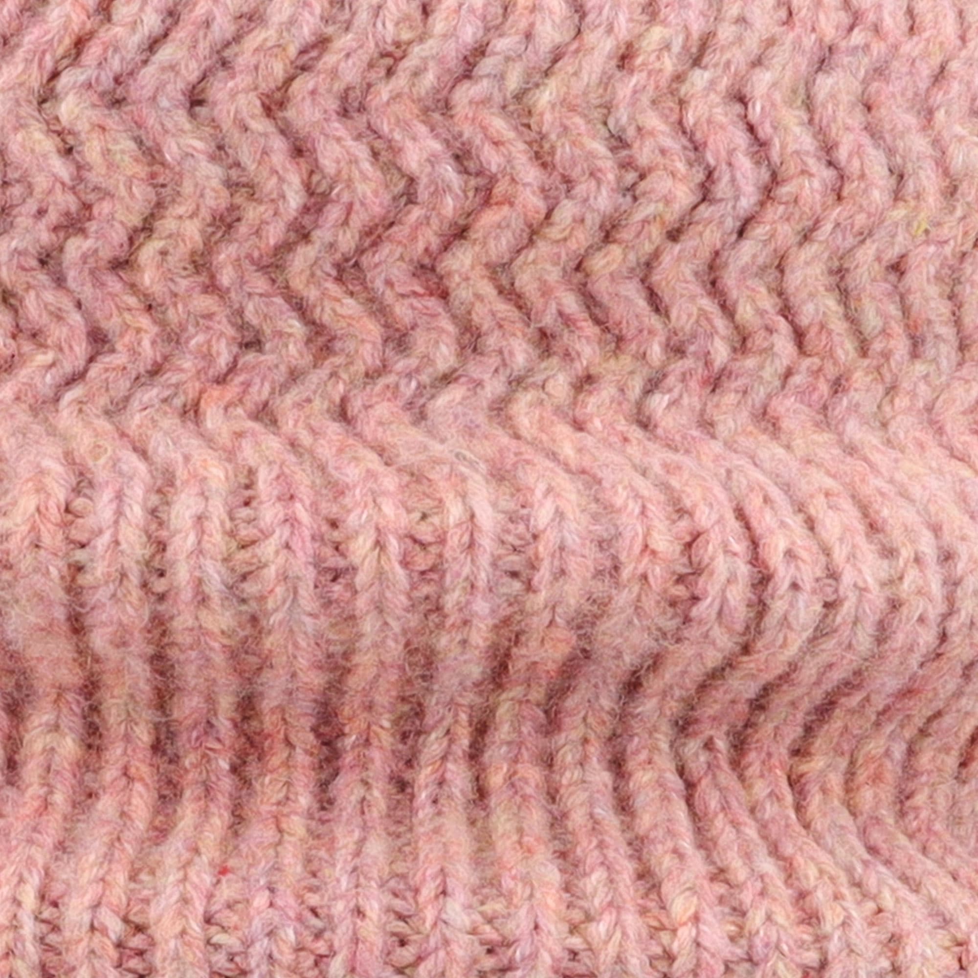 MAXIMO Boucle Écharpe tube, mélange, doux, doublure jersey, zigzag, 17 x 25 cm