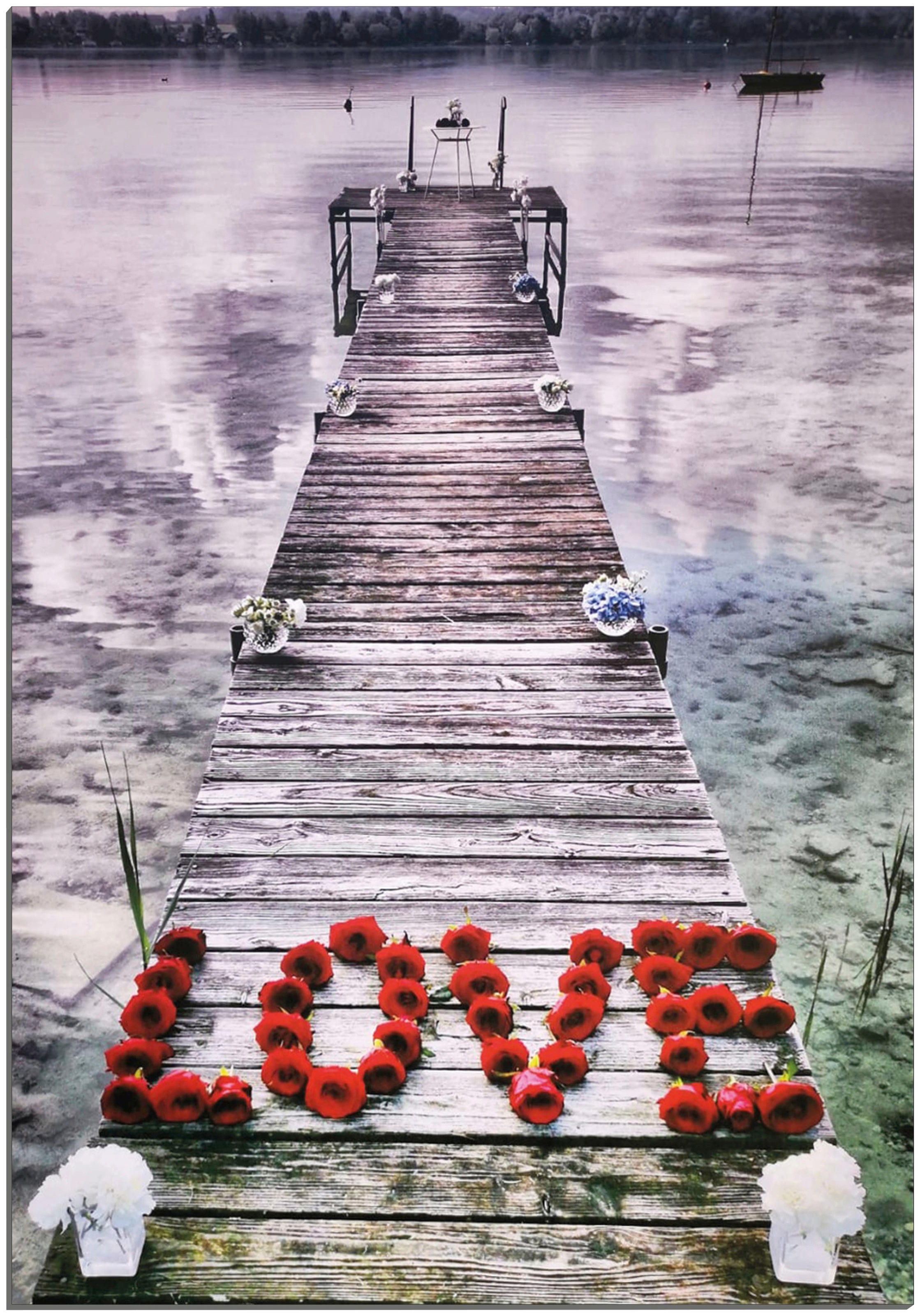 Image of MySpotti Alu-Dibond-Druck »Artfix La Rosa«, inkl. 3D-Magic Befestigungsset bei Ackermann Versand Schweiz