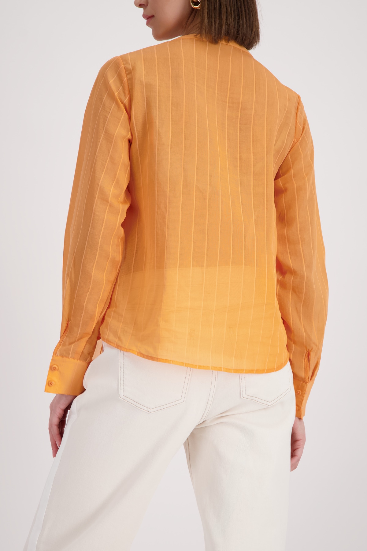 Monari Langarmbluse »Streifen + Volants« Regular fit mit Volants