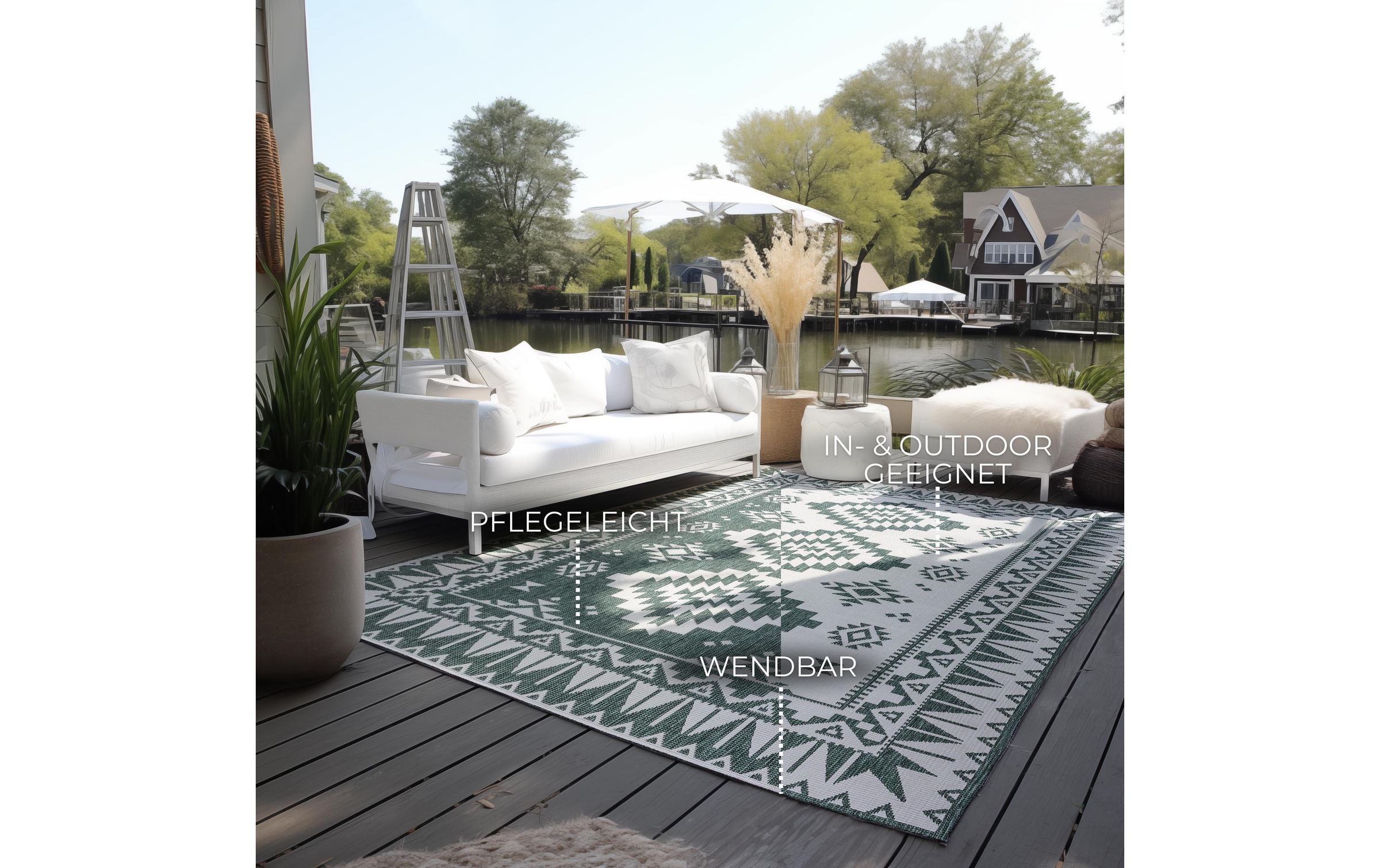ELLE DECORATION Teppich »Dynamic 120 x 170 cm«