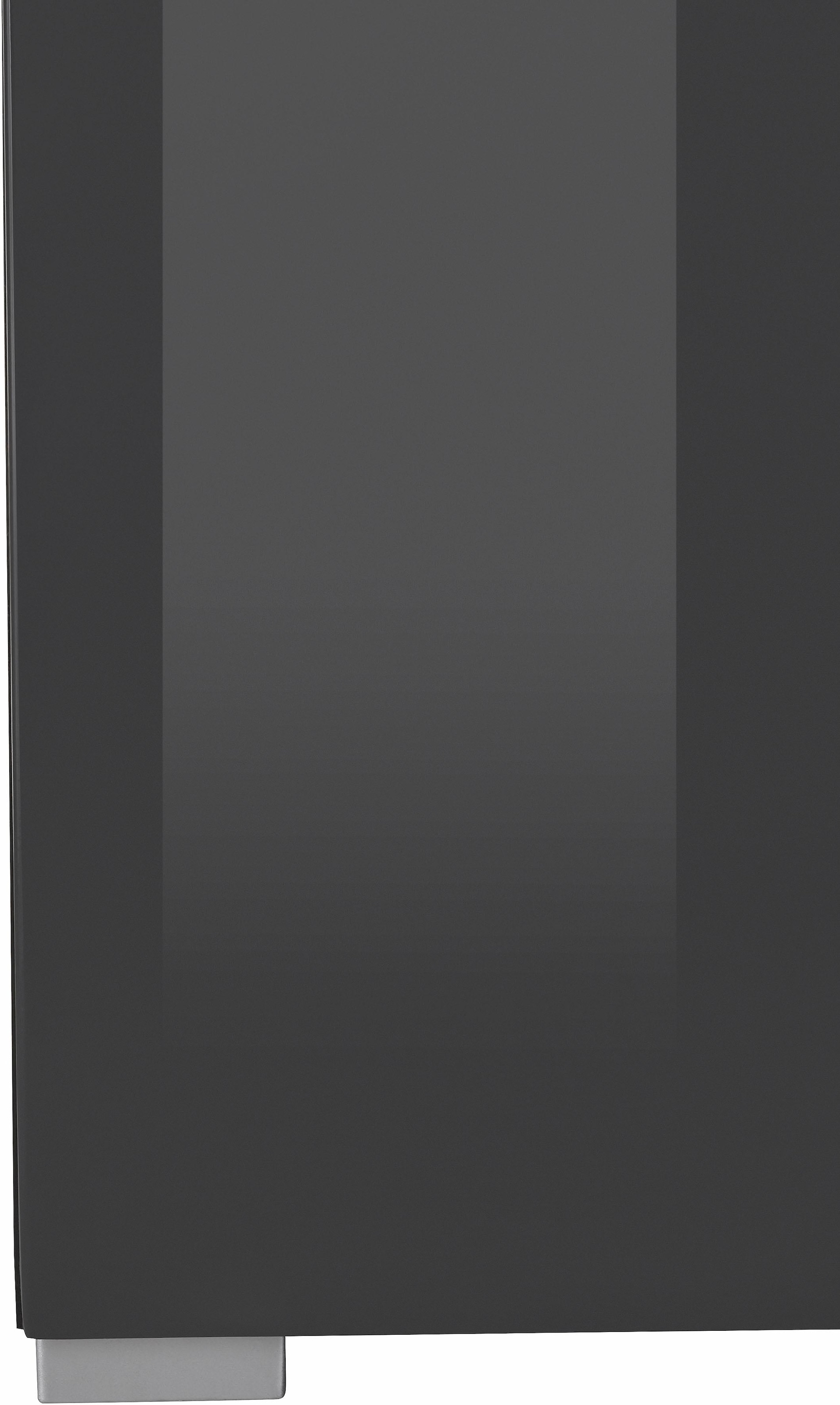 INOSIGN Sideboard »Toledo,Breite 208cm,moderne Kommode mit dekorative Fräsungen,grifflos«, Kombikommode mit viel Stauraum, Einlegeböden verstellbar