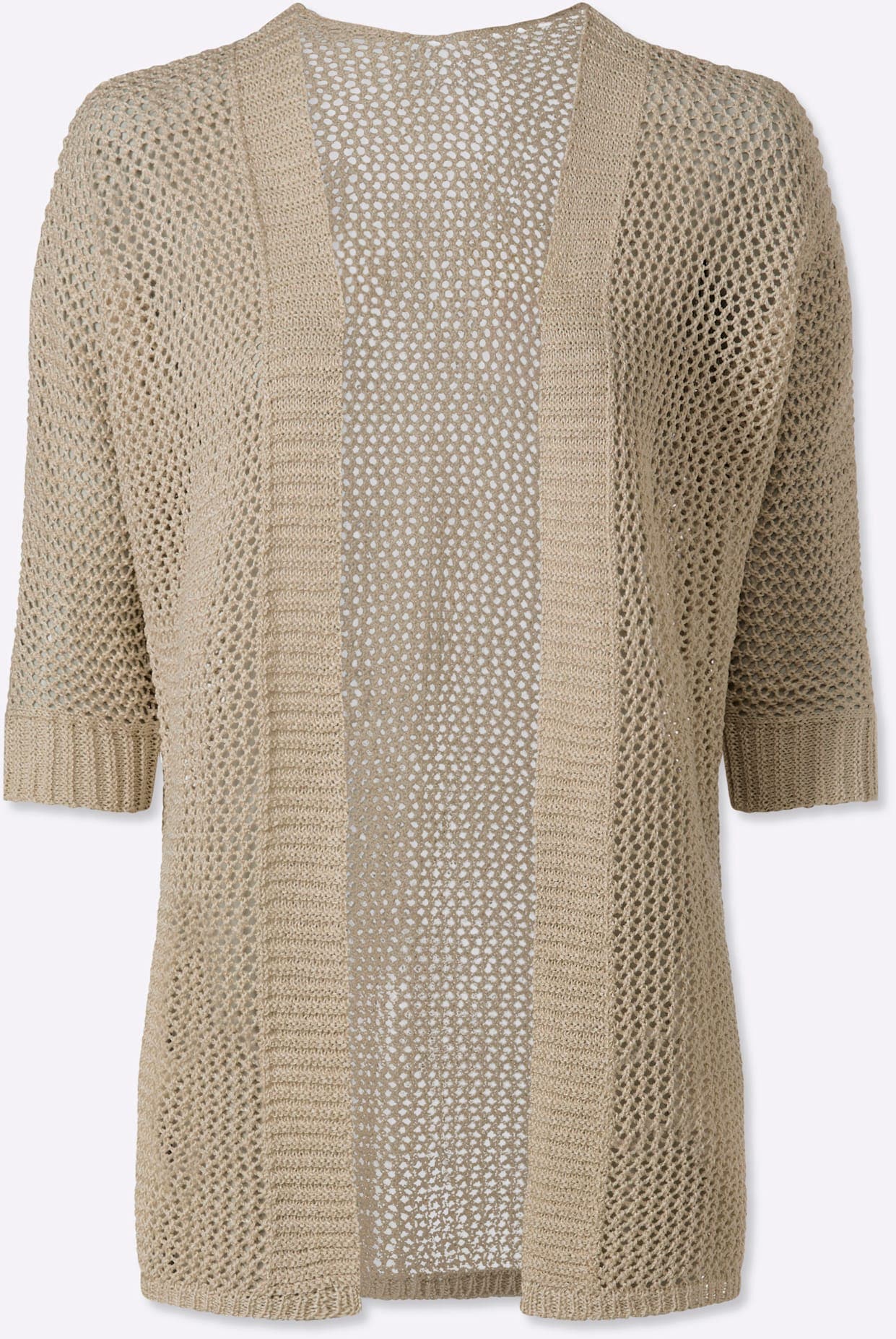 heine Veste en tricot ajouré