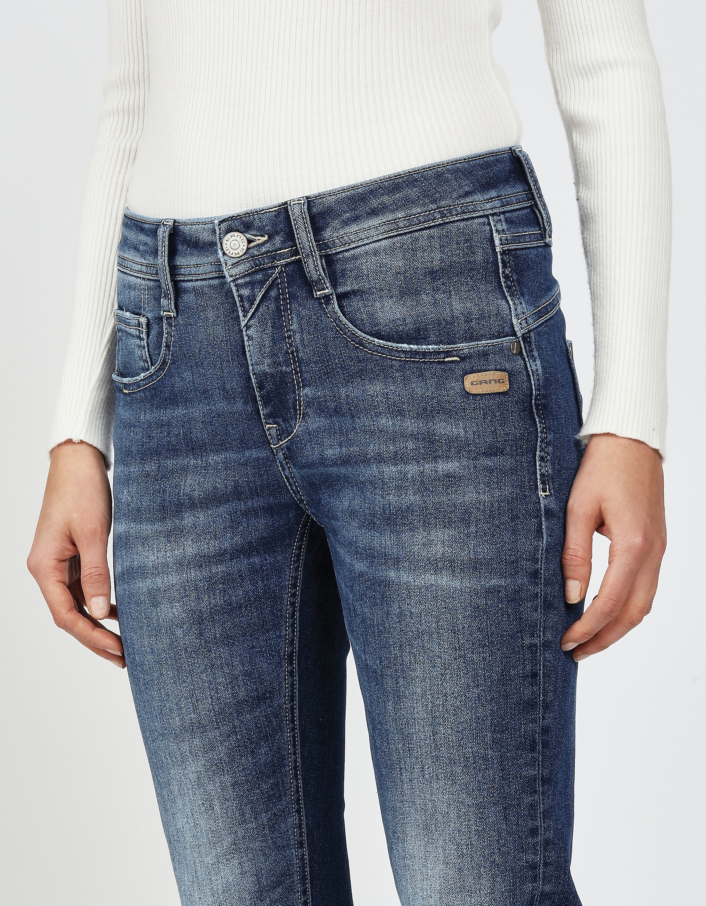 GANG Relax-fit-Jeans »94AMELIE«, aus Sweat Denim